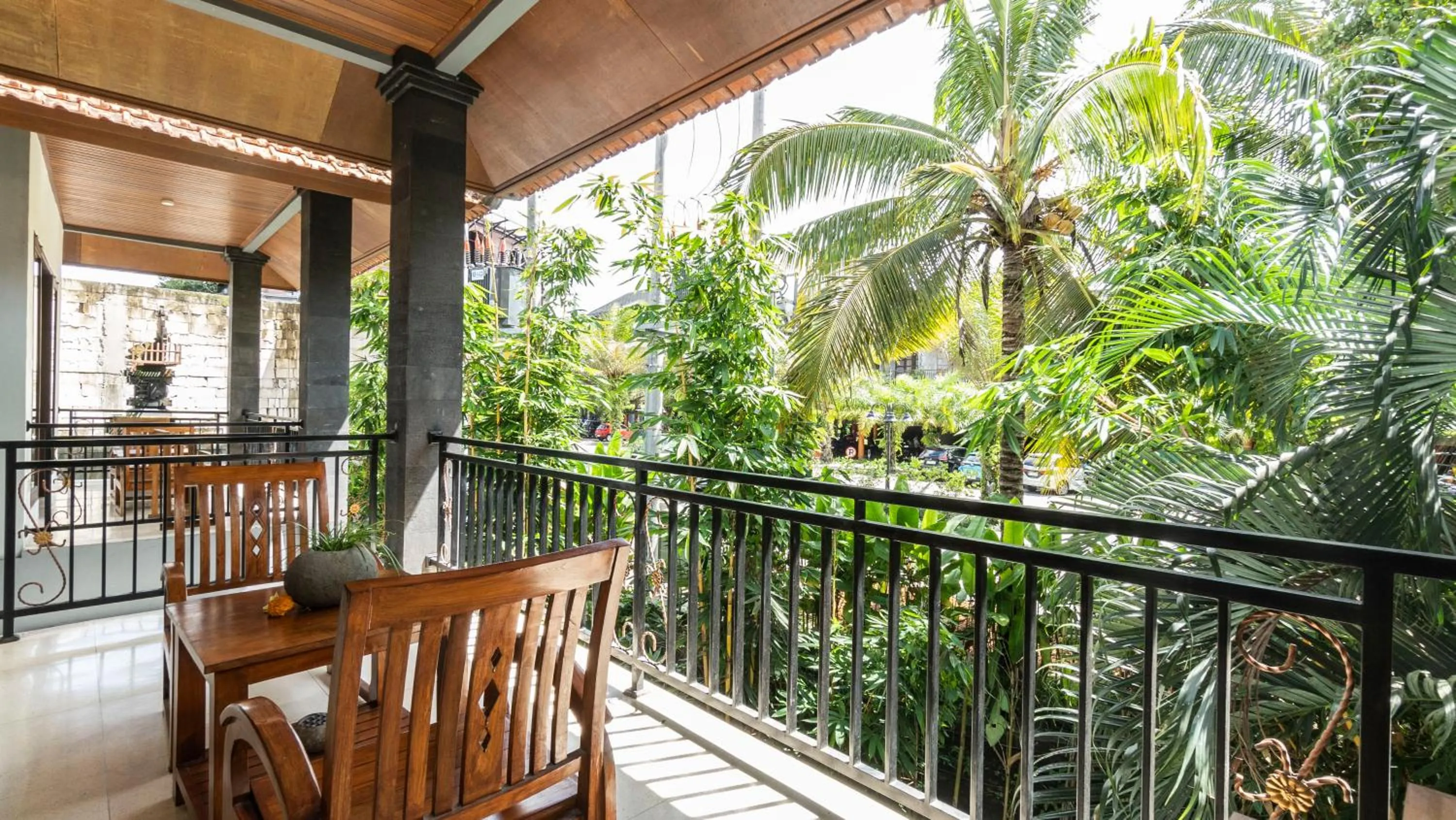 Balcony/Terrace in Gita Maha Ubud Hotel by Mahaputra-CHSE Certified