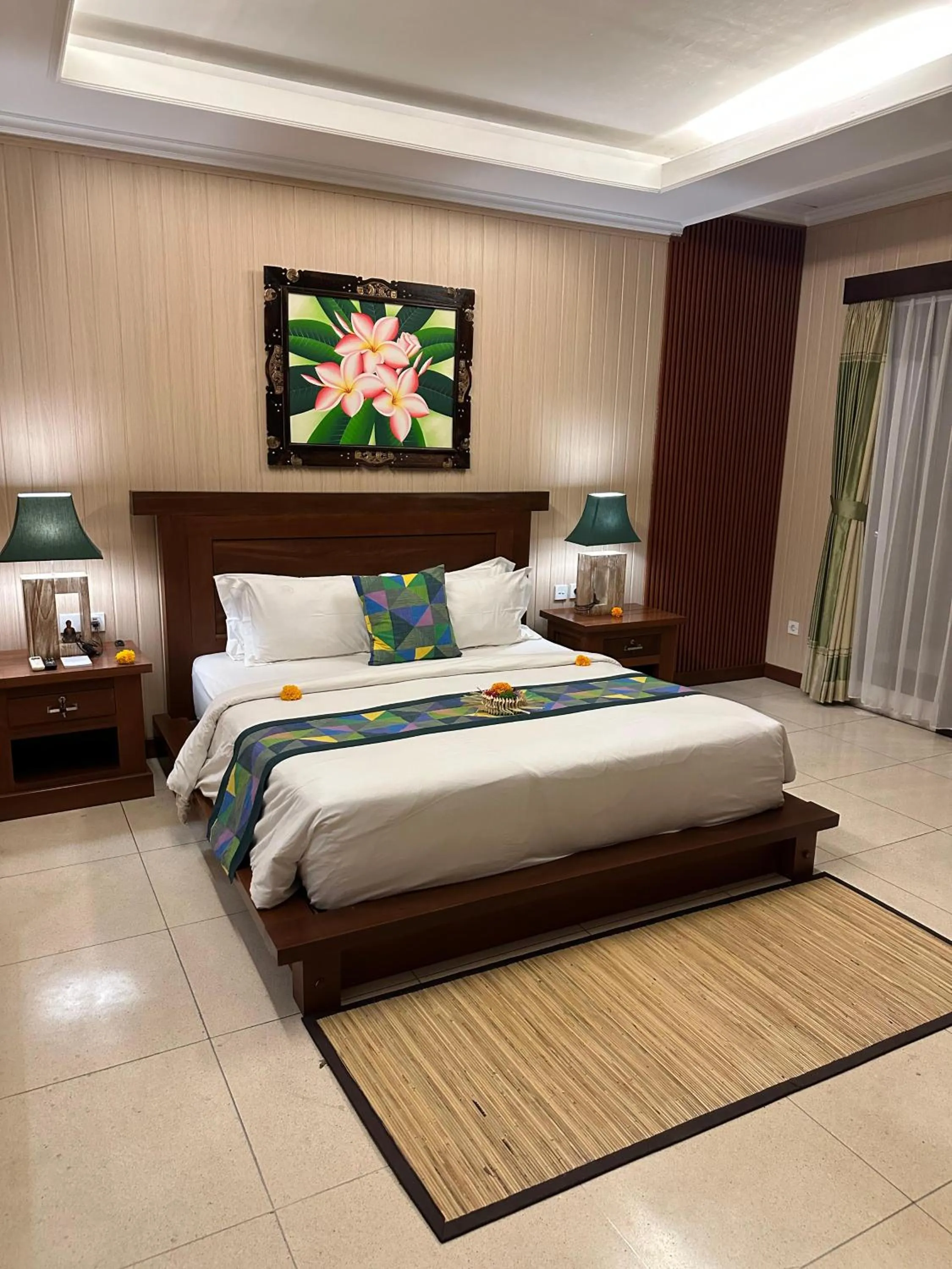 Bed in Gita Maha Ubud Hotel by Mahaputra-CHSE Certified