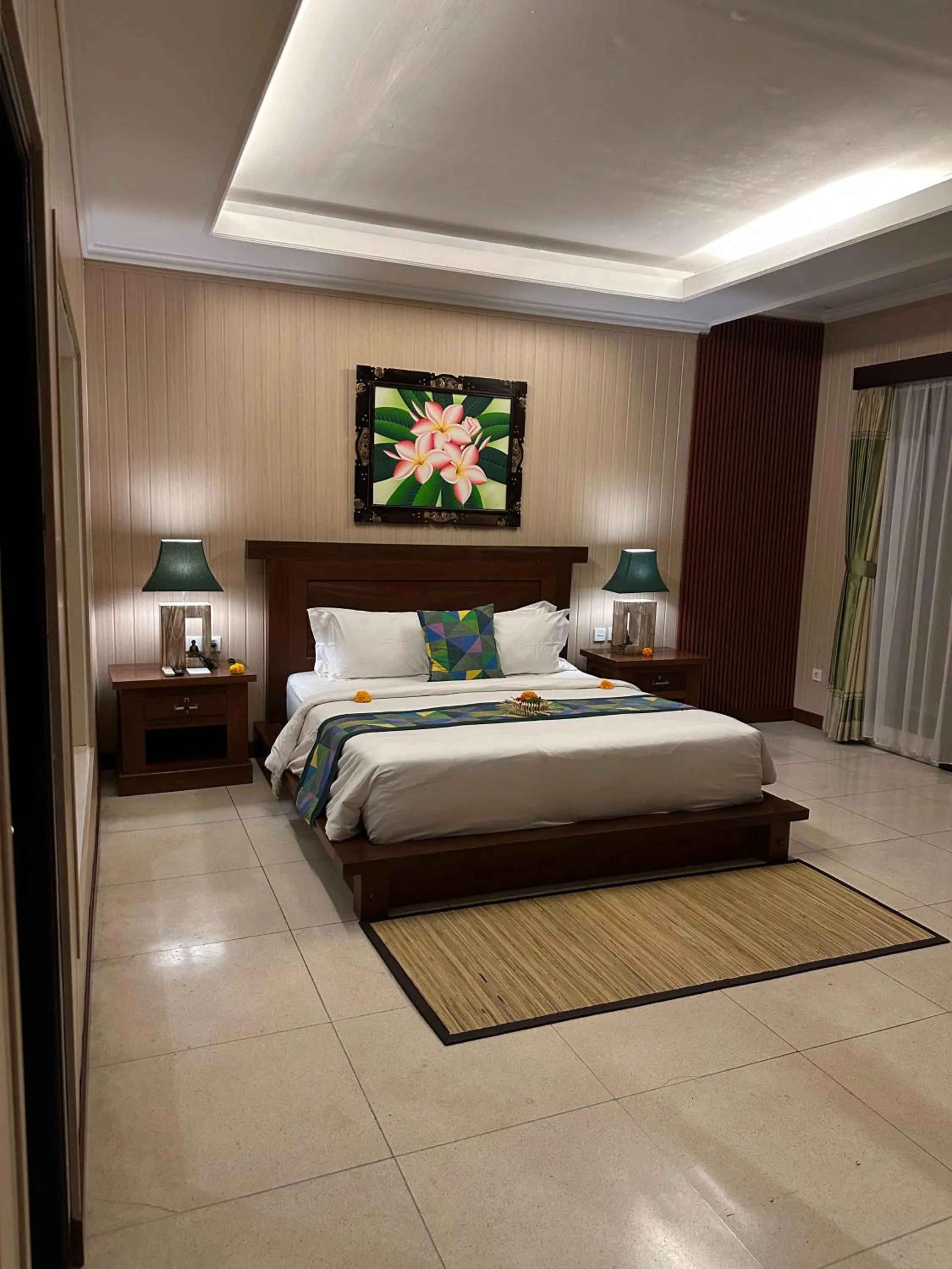 Bed in Gita Maha Ubud Hotel by Mahaputra-CHSE Certified