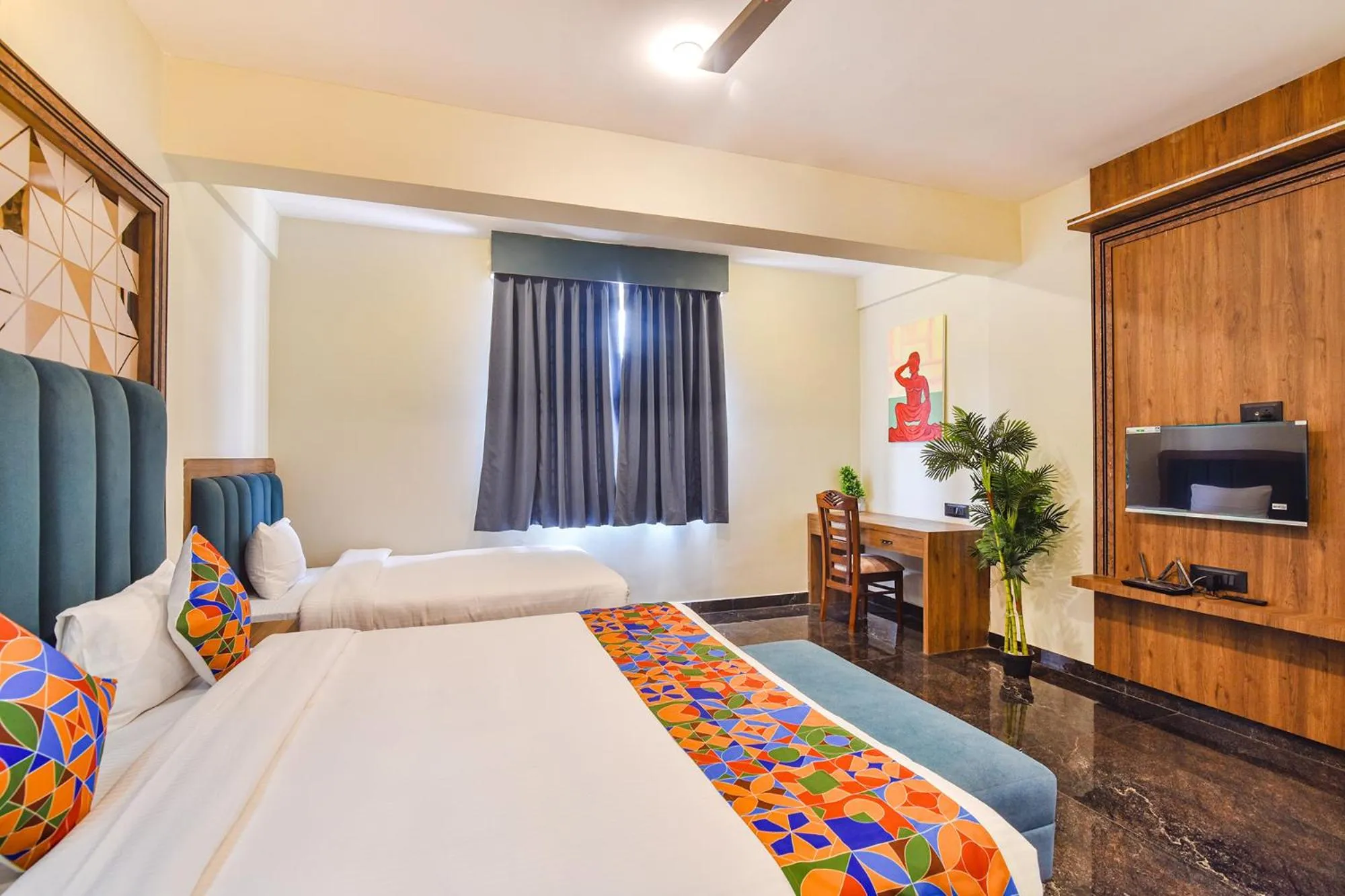 Bed in Jingle Tree Resort in Arambol