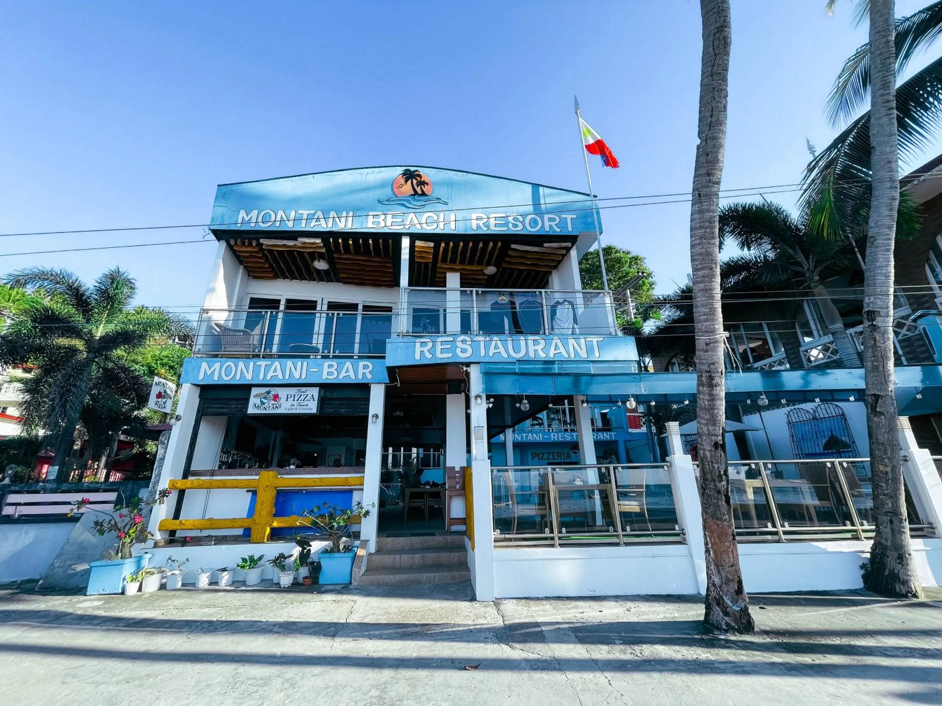 Property building in Montani Beach Resort Puerto Galera powered by Cocotel