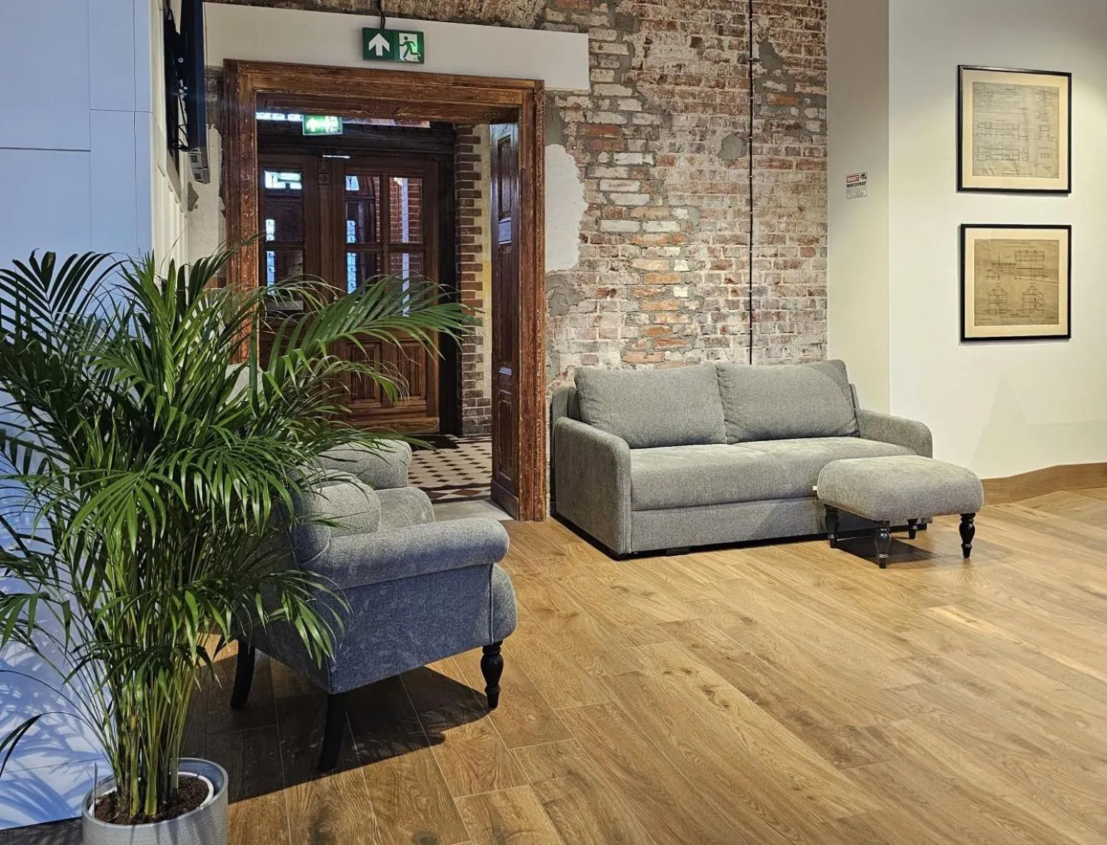 Seating area in ARCHE Klasztor Wrocław