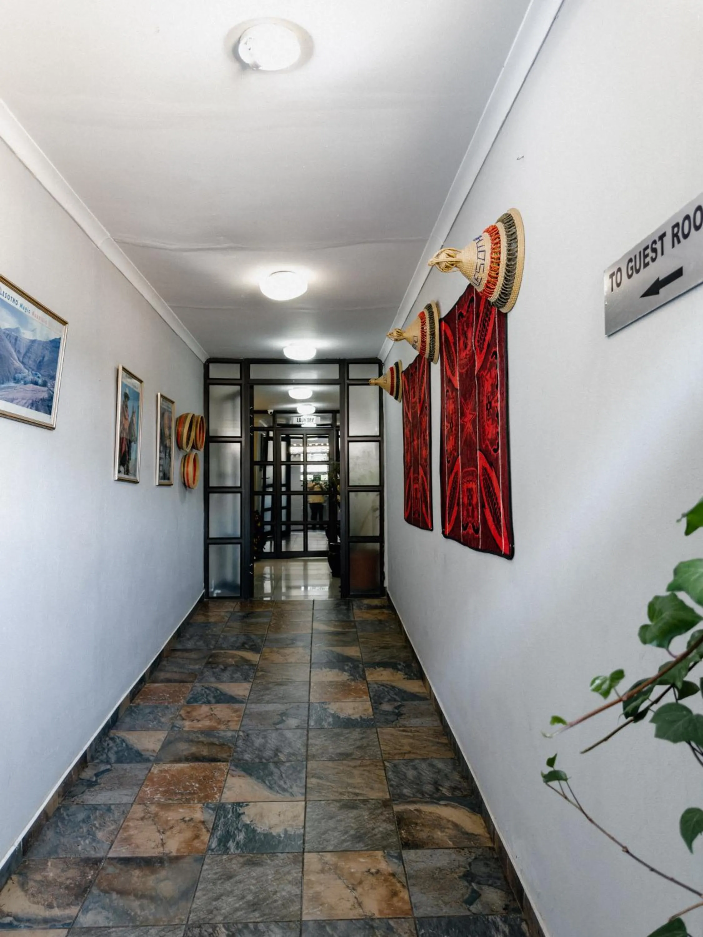 Decorative detail in Tribute Guest House Matala