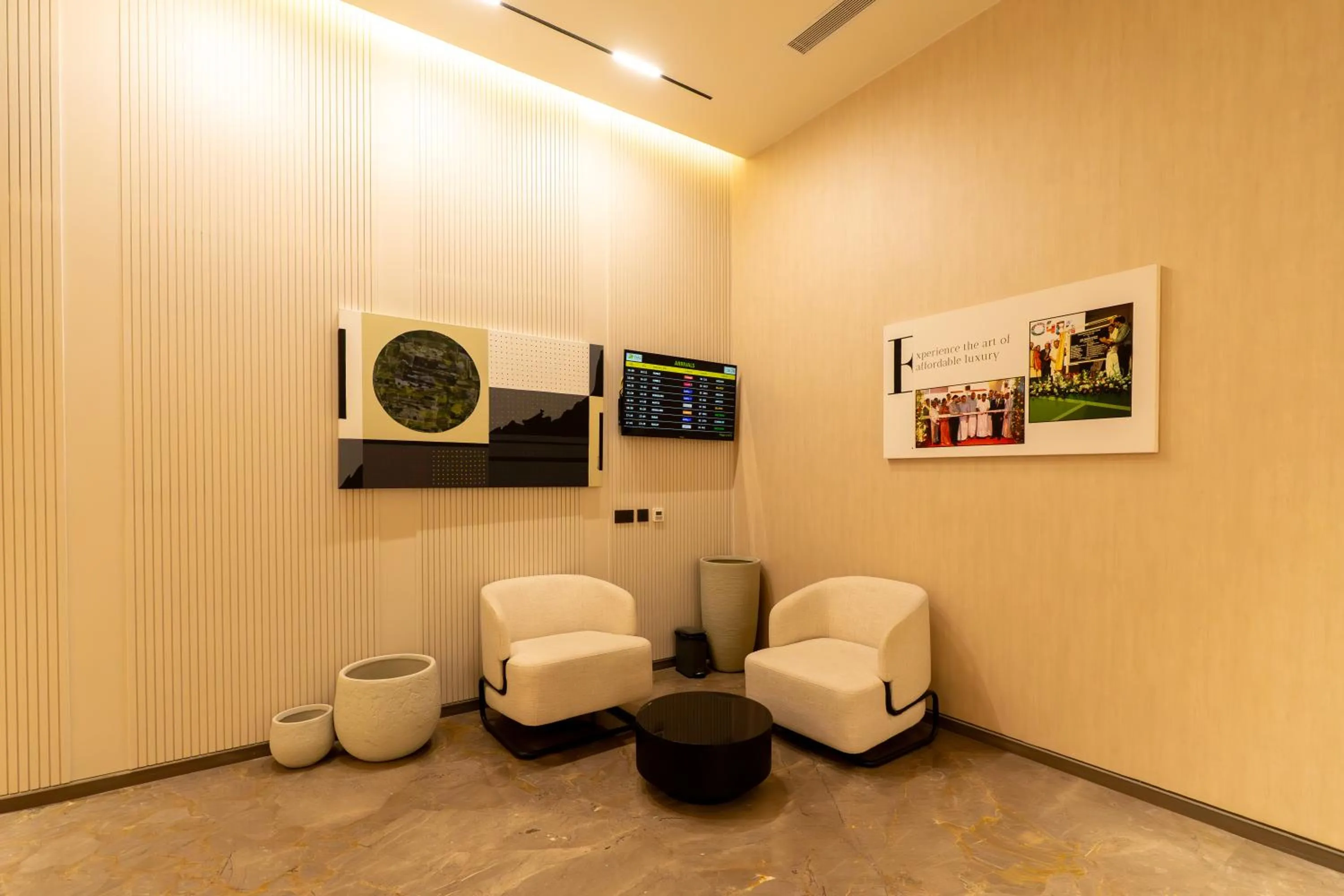 Living room in 0484 Aero Lounge-Terminal 2 Cochin Airport Hotel