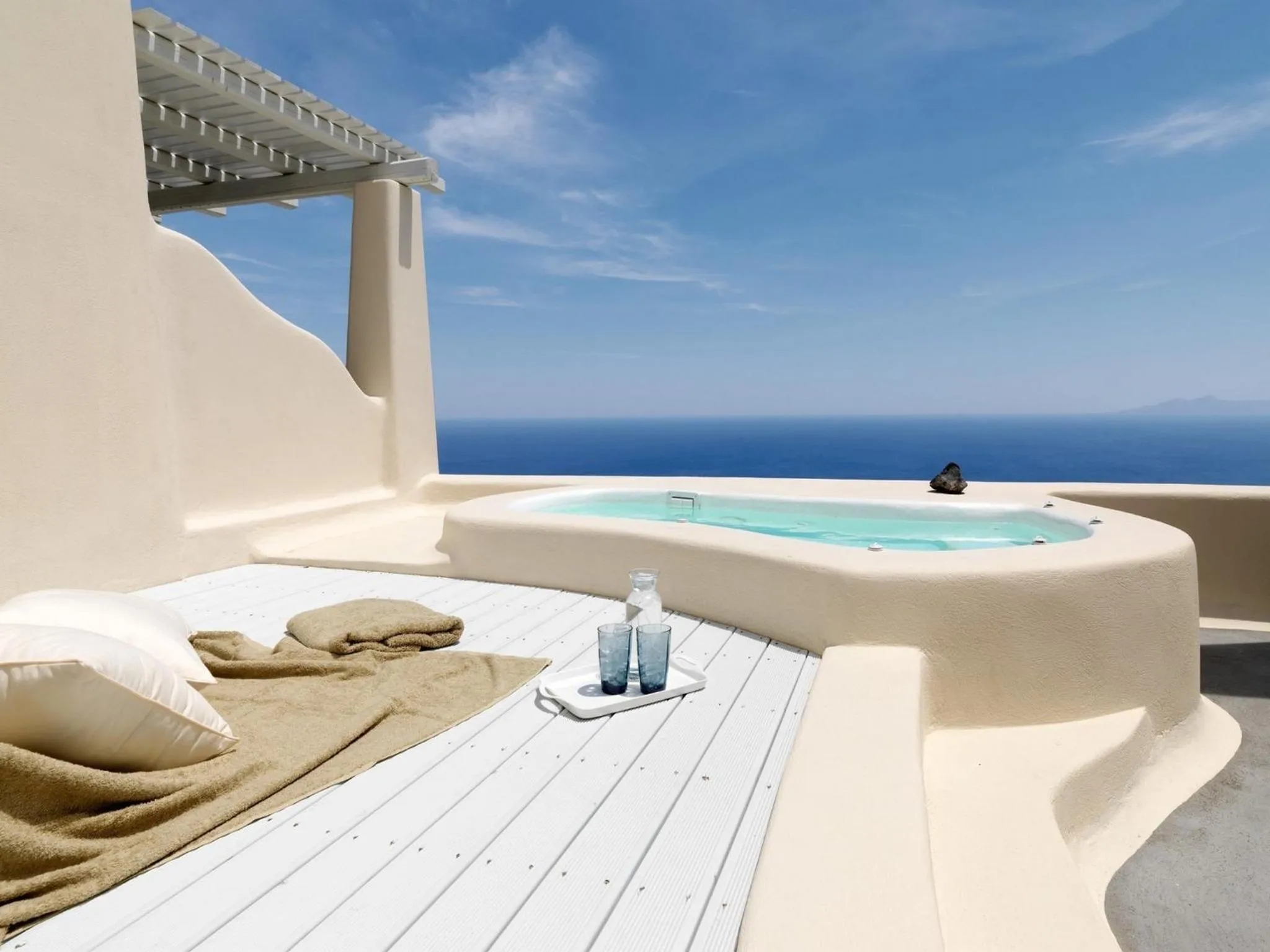 Balcony/Terrace in Dome Santorini Resort