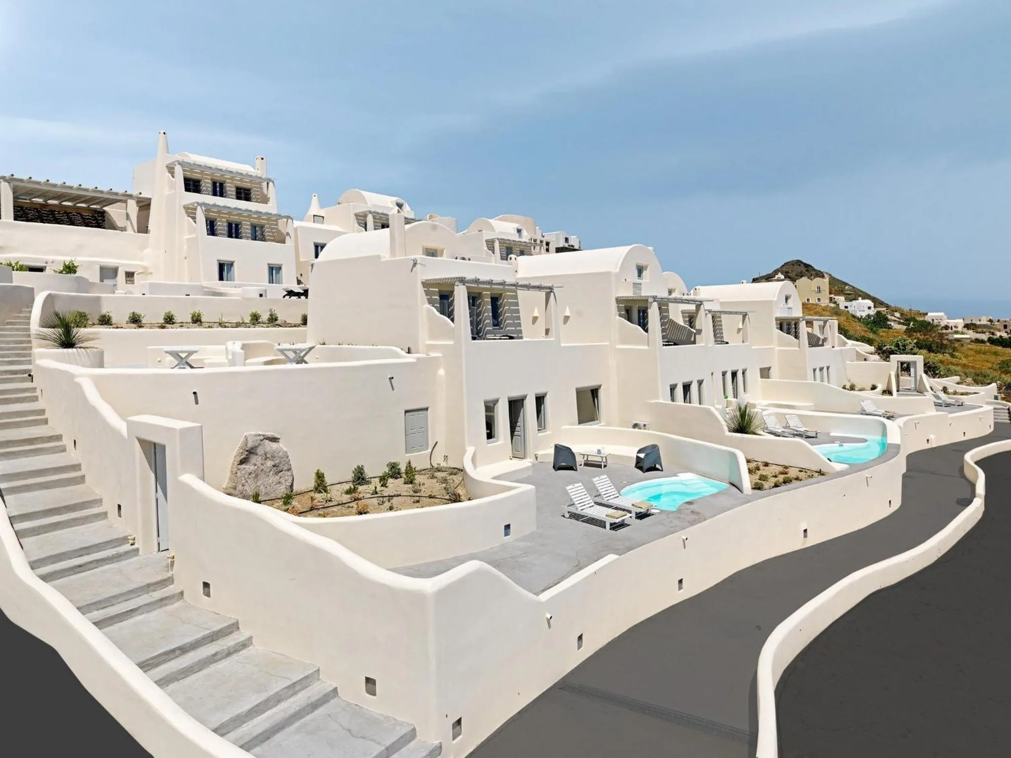 Property building in Dome Santorini Resort