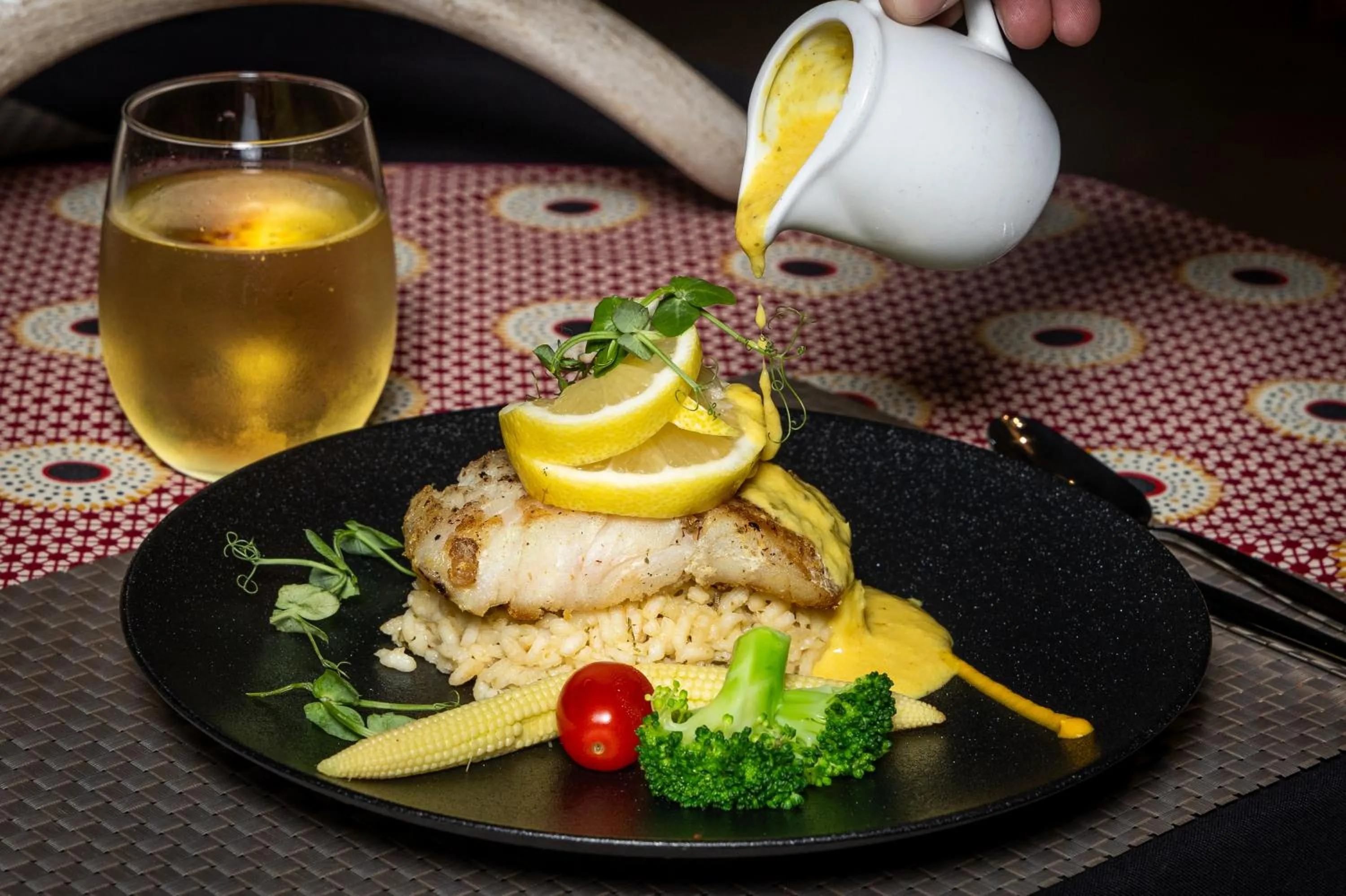 Food in Black Rhino Game Lodge