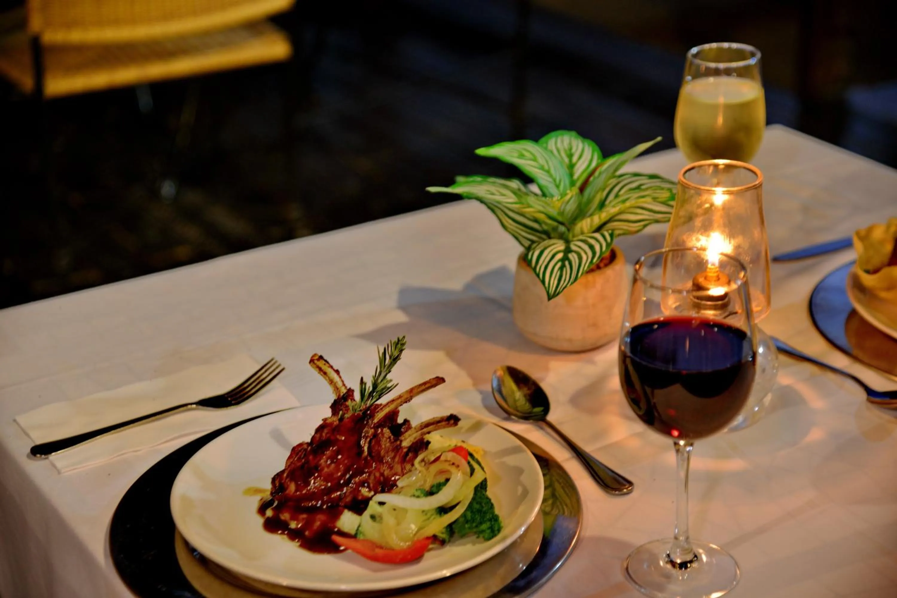 Food close-up in Black Rhino Game Lodge