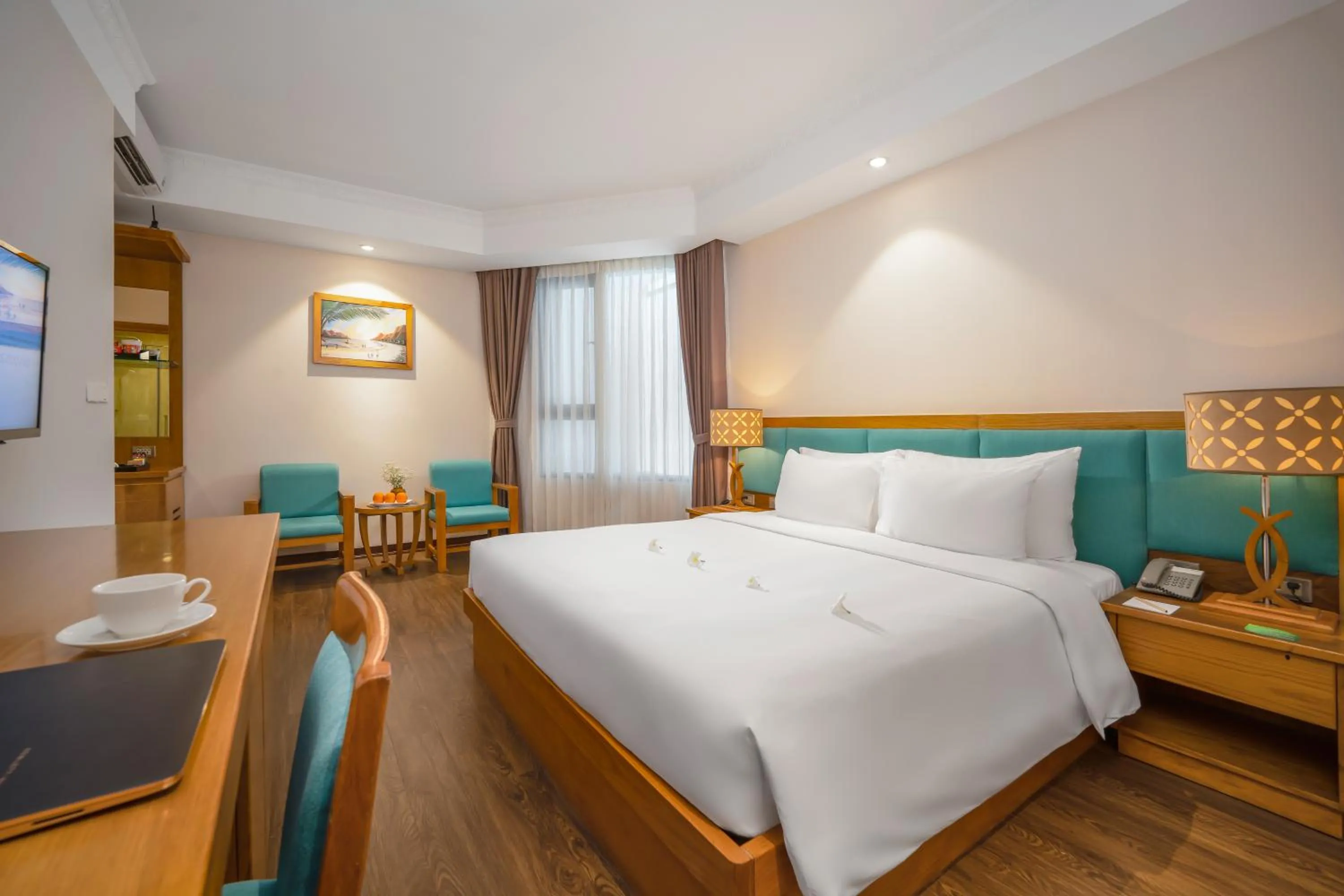 Bed in Diamond Sea Hotel