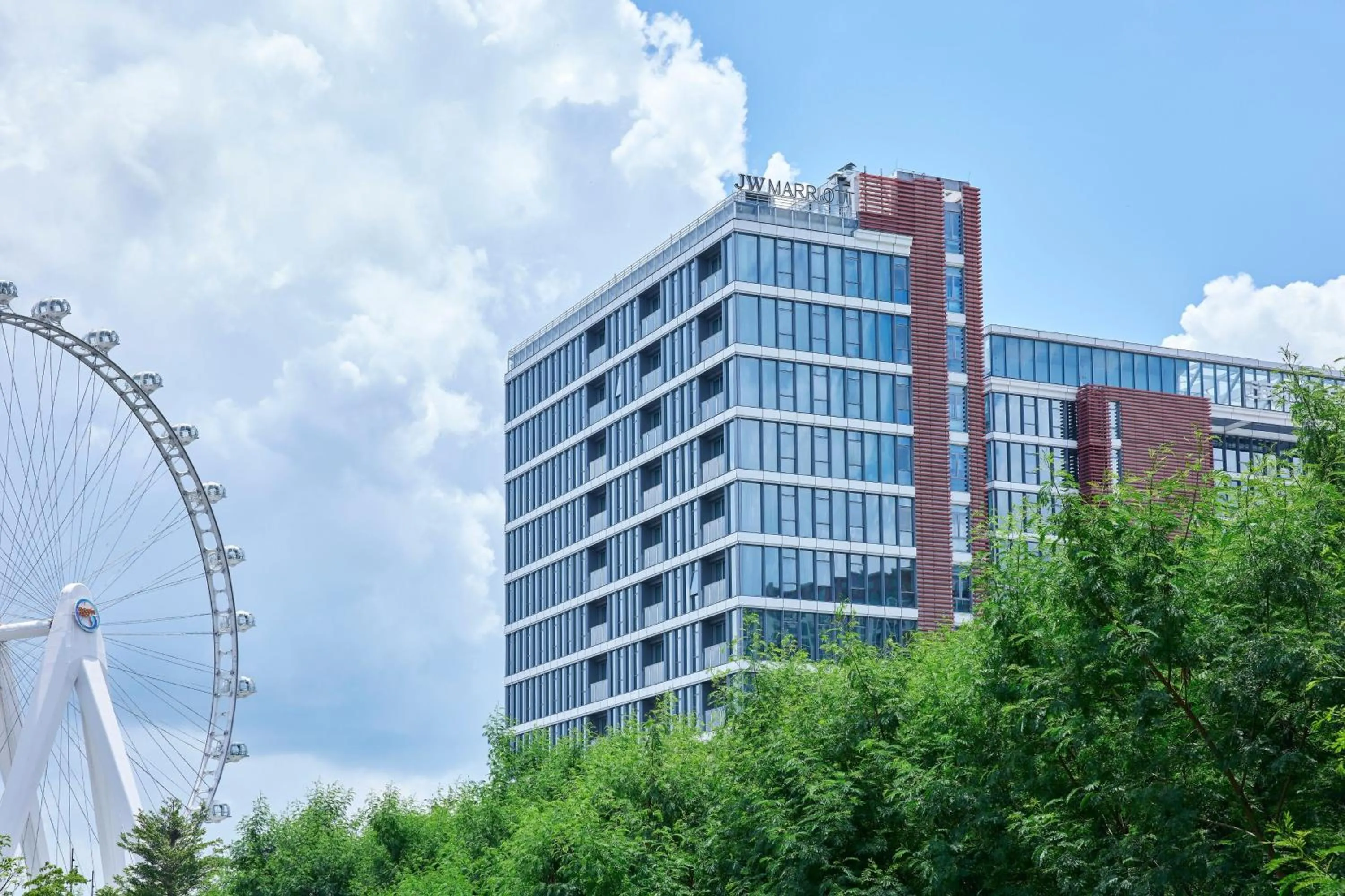 Property building in JW Marriott Hotel Shenzhen Bao'an International Airport