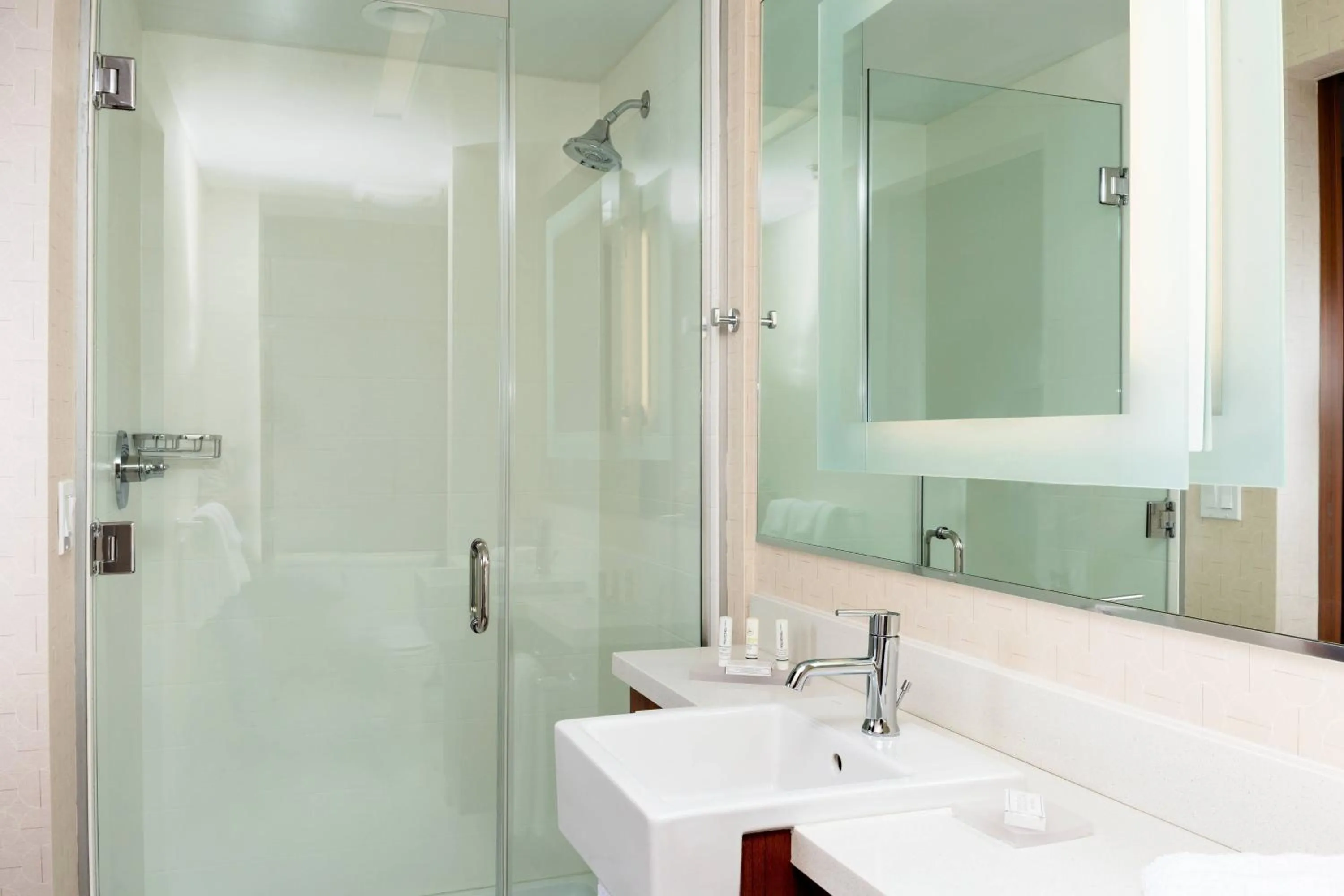 Bathroom in SpringHill Suites by Marriott Kennewick Tri-Cities