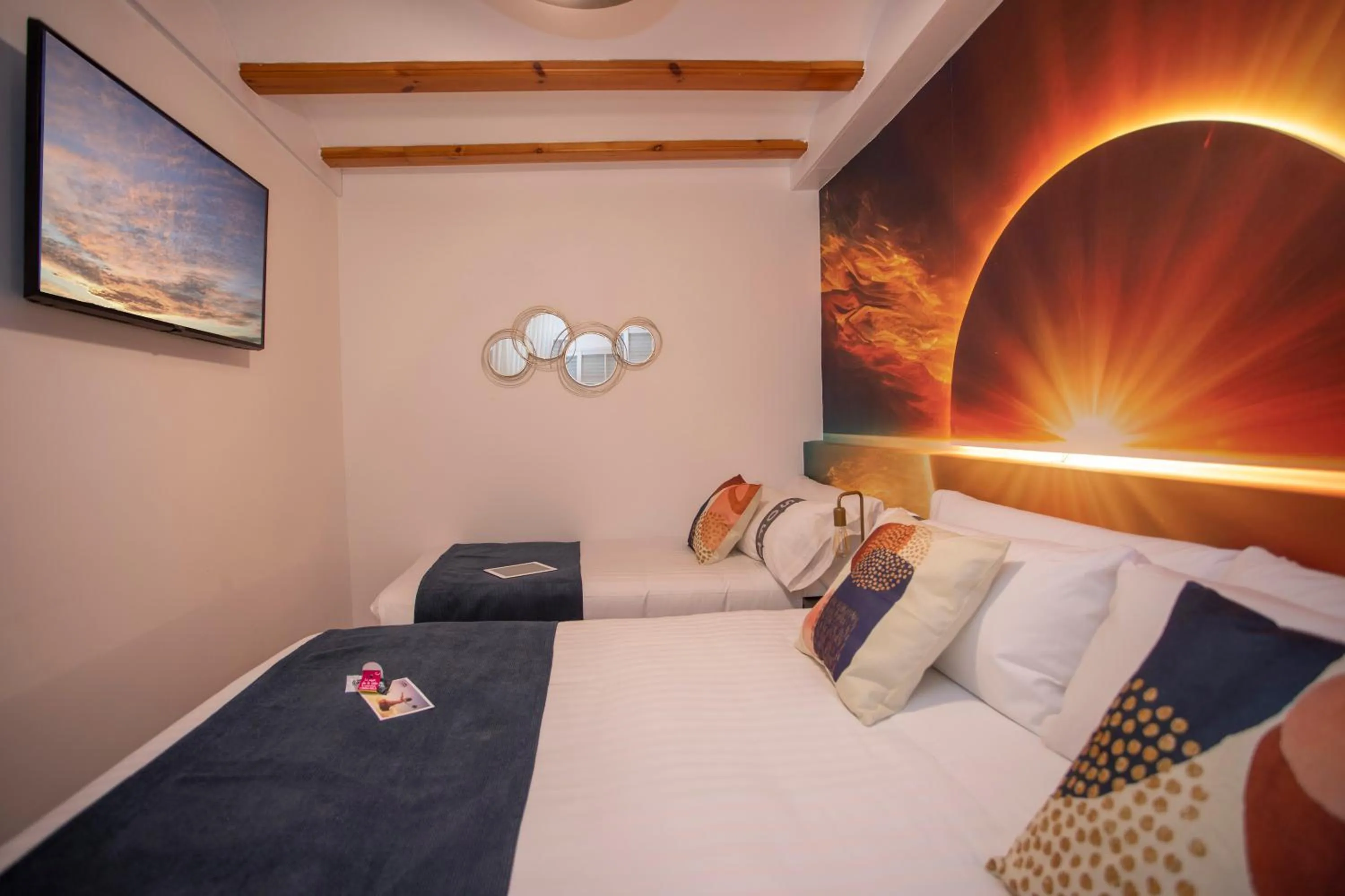 TV and multimedia, Bed in Casual Natura Valencia