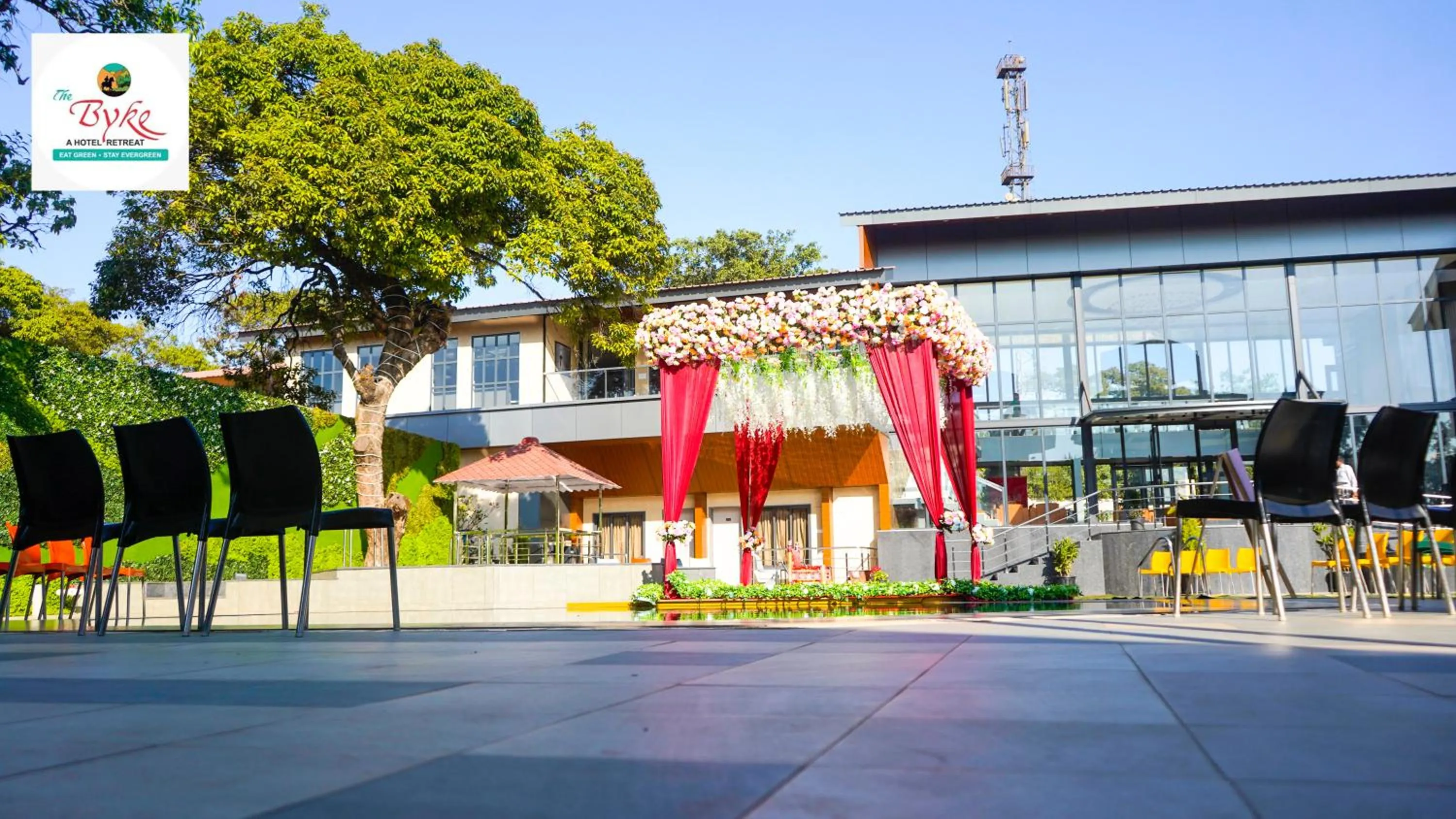 Decorative detail in The Byke Shanti Villa - Mahableshwar