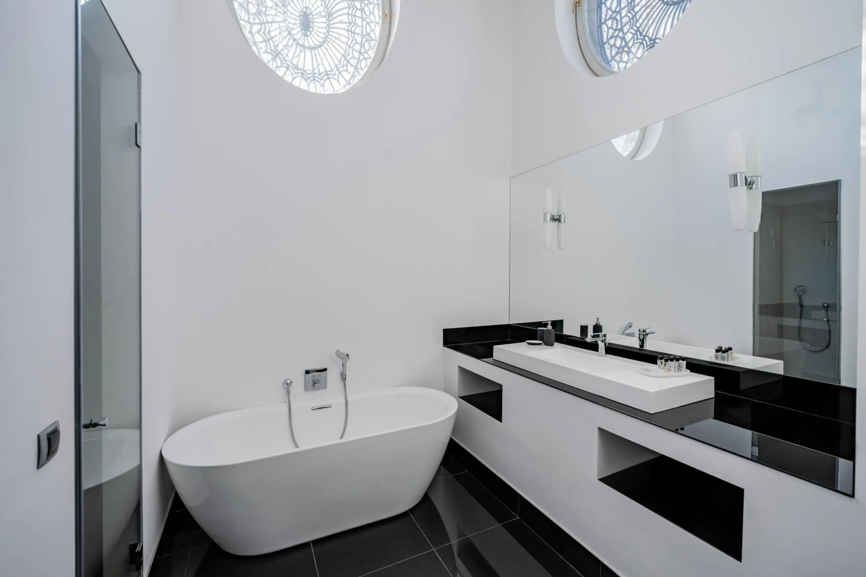 Bathroom in Kozmo Residences Budapest