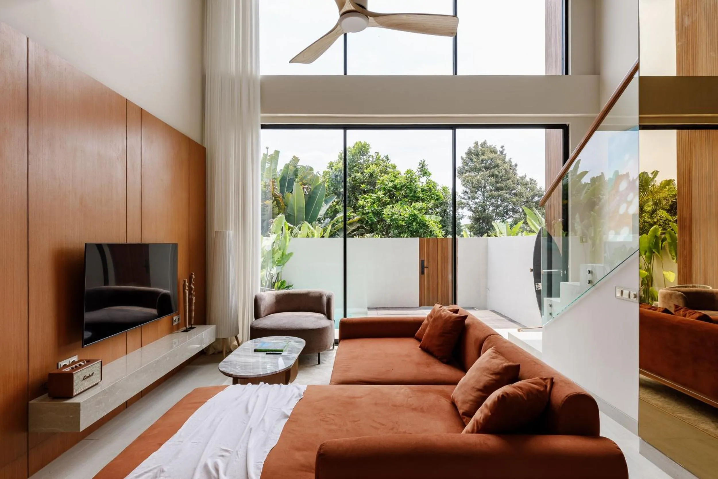 Living room in Solair Beach Lofts Pererenan