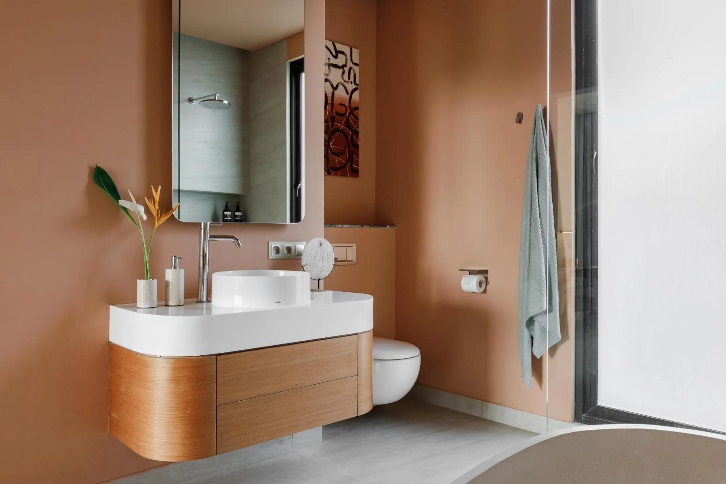 Shower in Solair Beach Lofts Pererenan