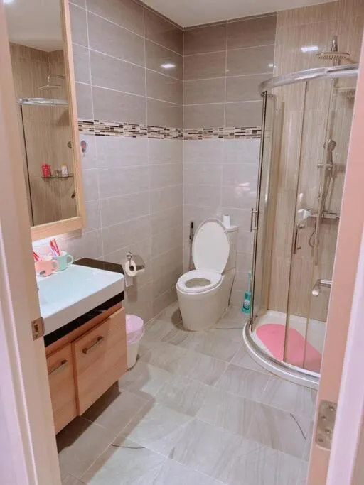 Toilet in Treasure Condo Kitchenette Wifi