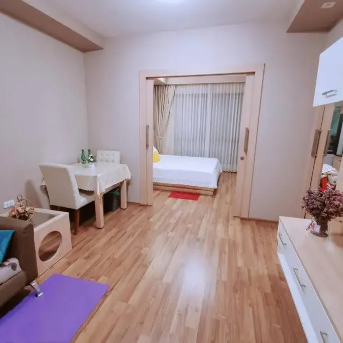 Photo of the whole room, Bed in Treasure Condo Kitchenette Wifi Photo of the whole room, Bed in Treasure Condo Kitchenette Wifi