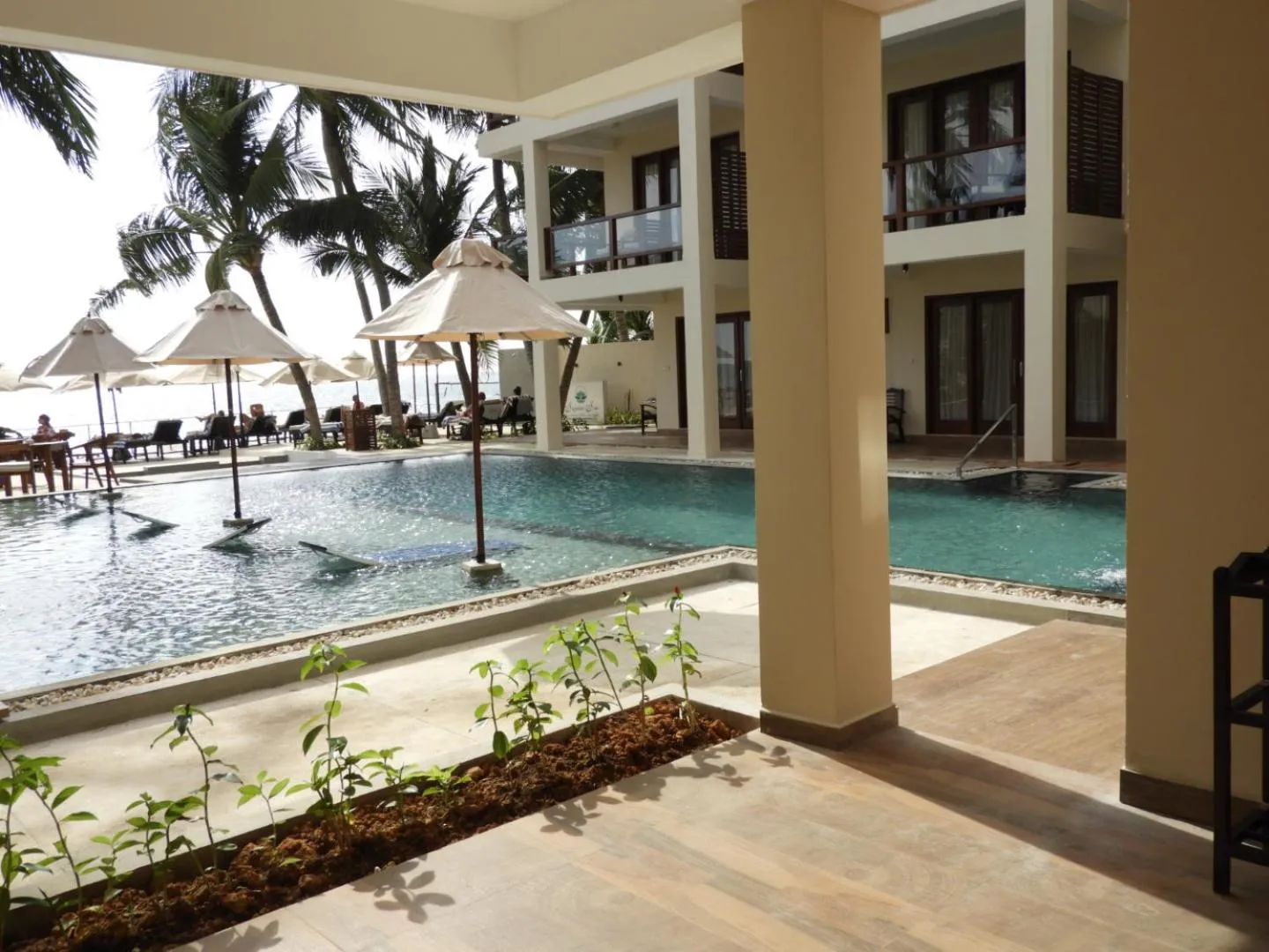 Superior Double Pool & Sea View Ground in Sapphire Seas Beachfront Hotel