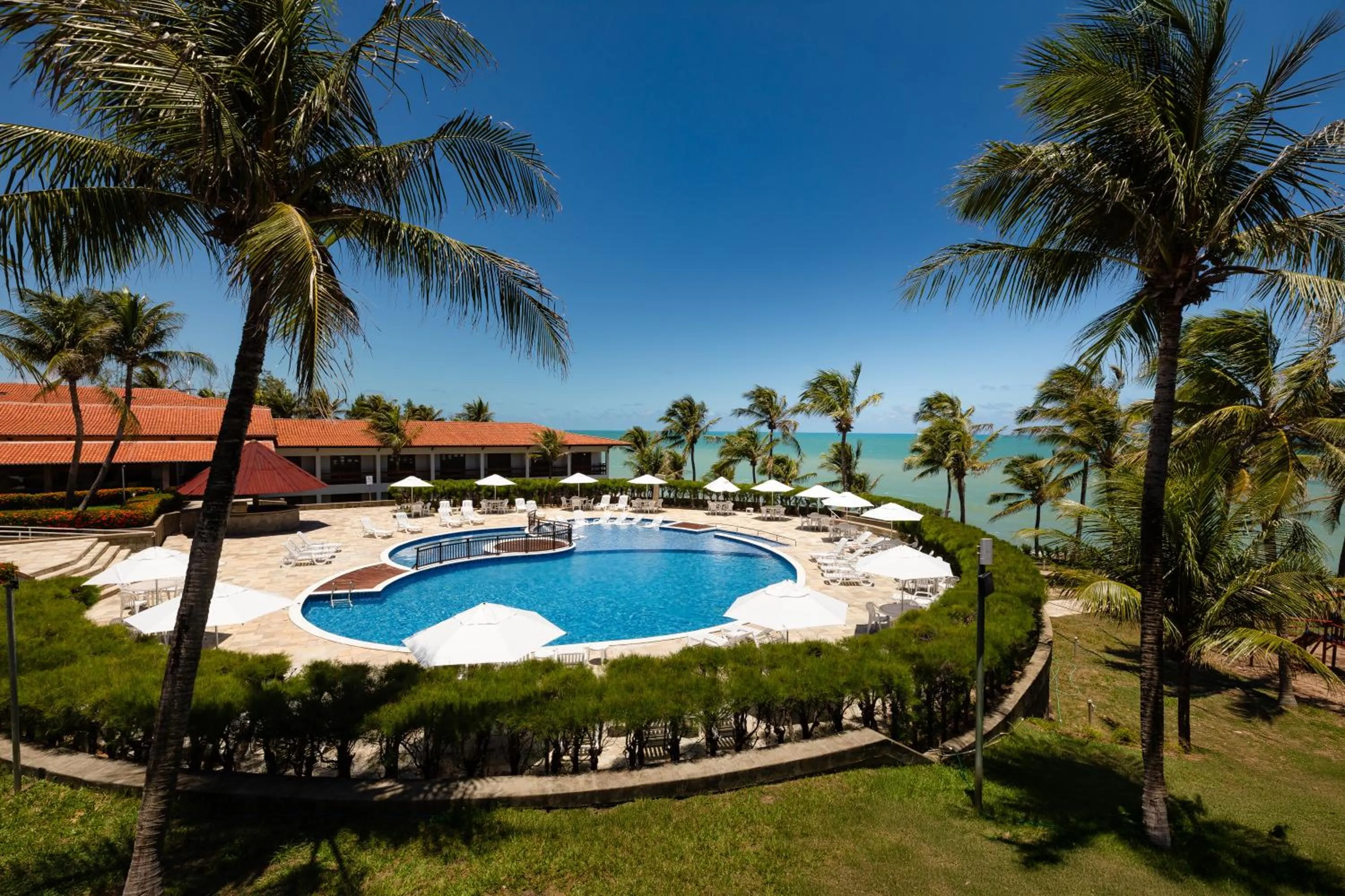 Pool view in Mirai Beach Hotel