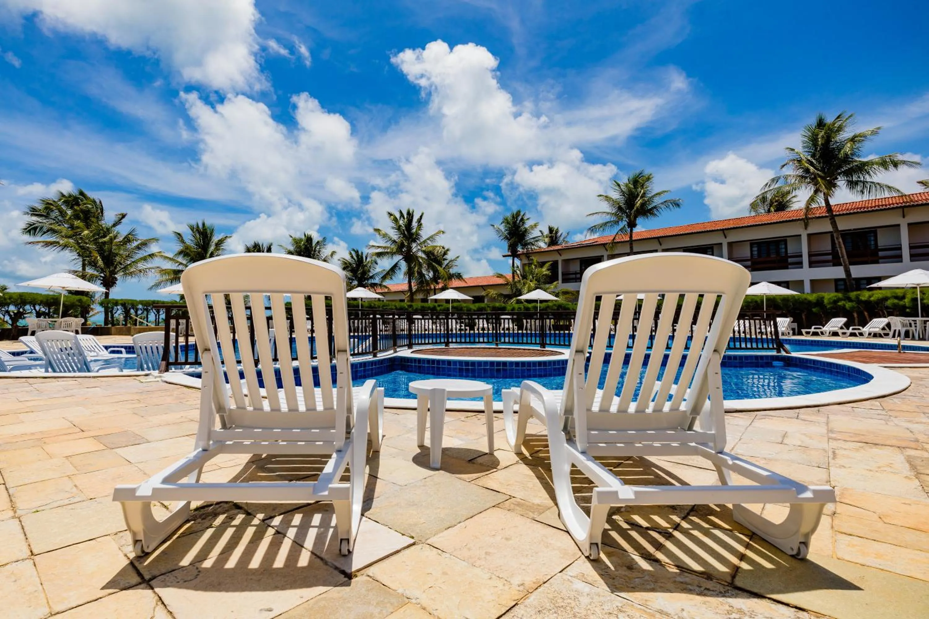Pool view in Mirai Beach Hotel