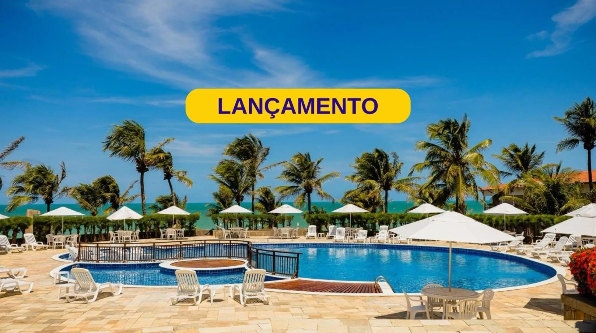 Pool view in Mirai Beach Hotel