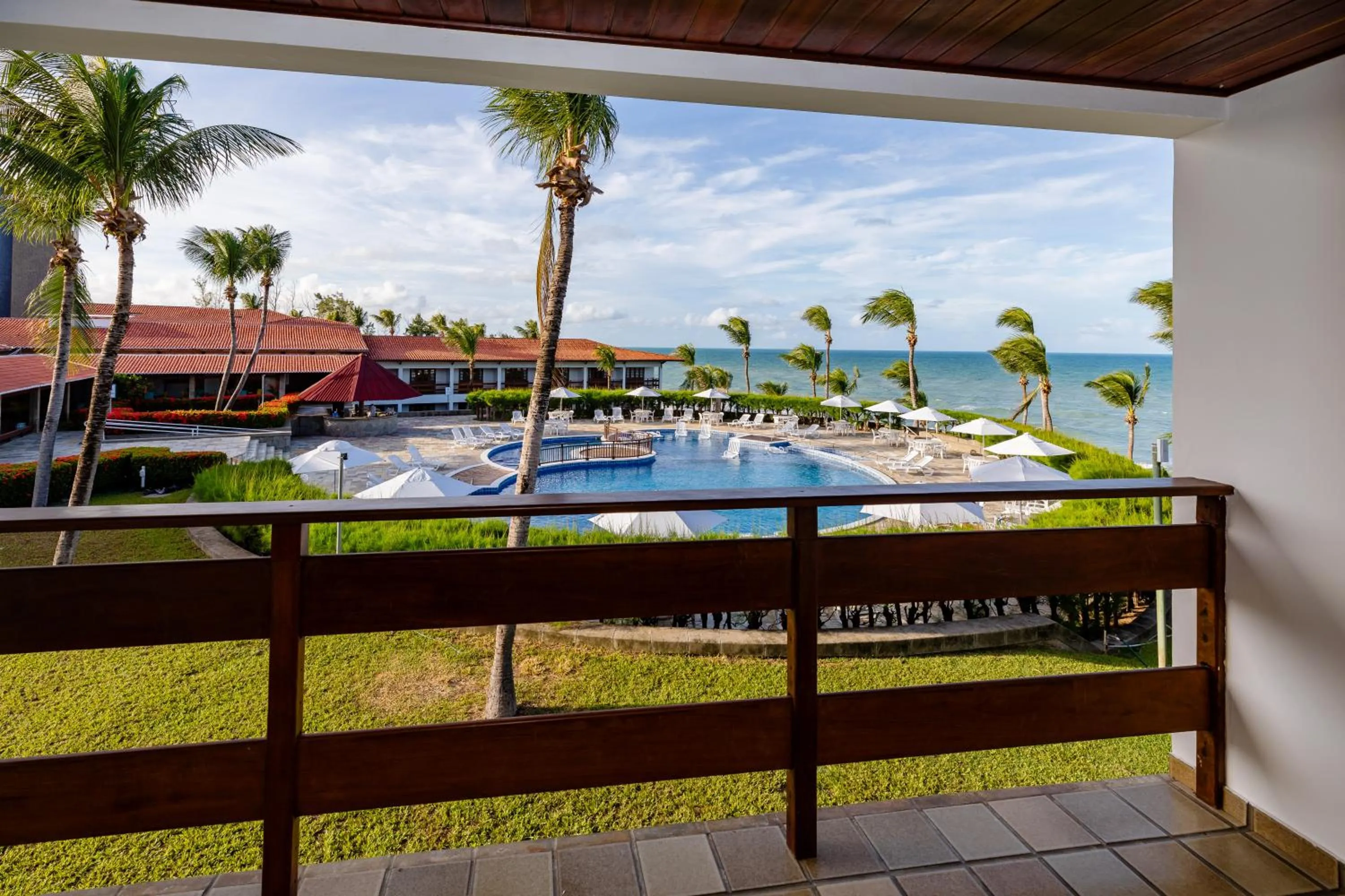 Pool view in Mirai Beach Hotel