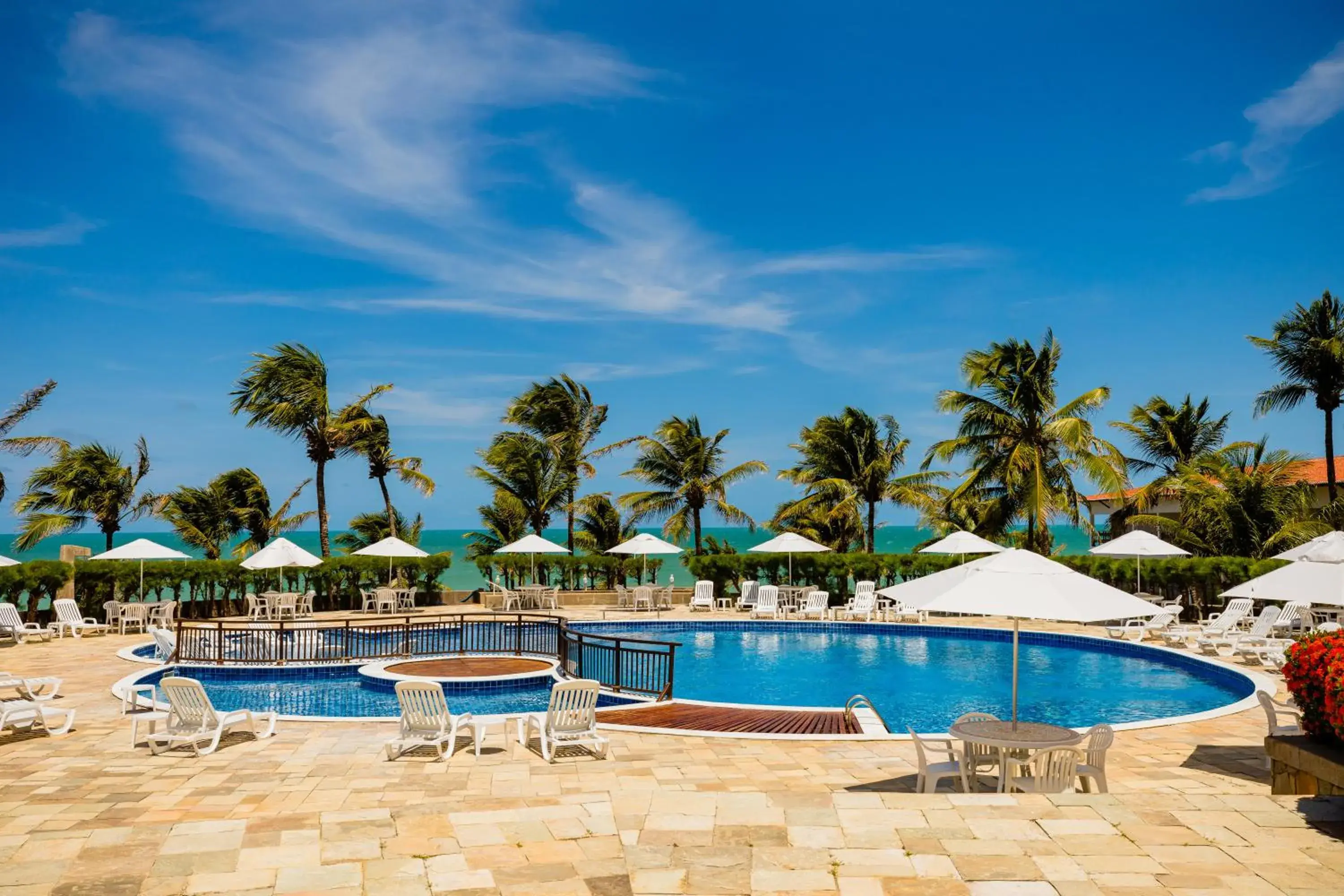 Pool view in Mirai Beach Hotel Pool view in Mirai Beach Hotel