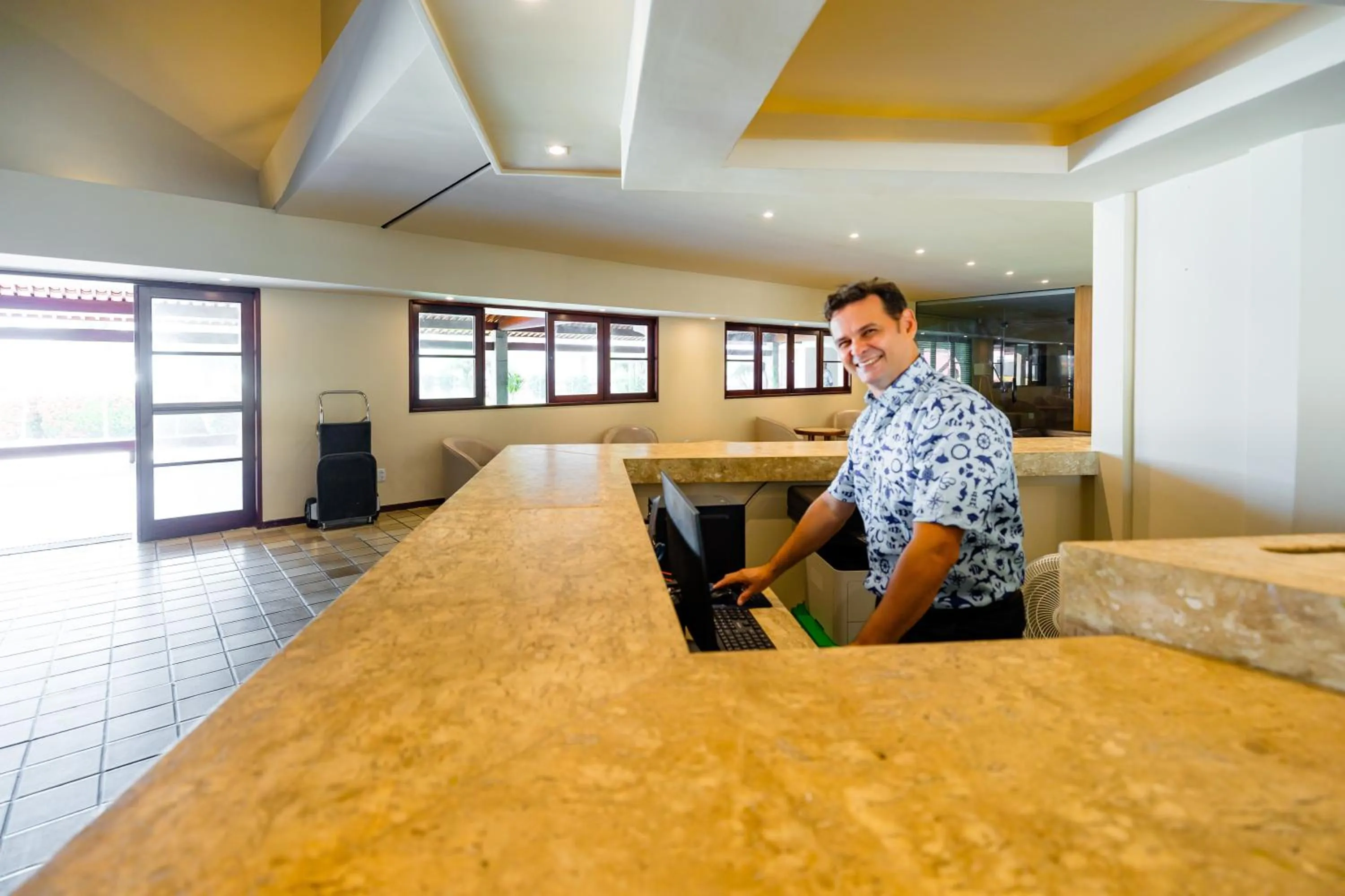 Lobby or reception in Mirai Beach Hotel