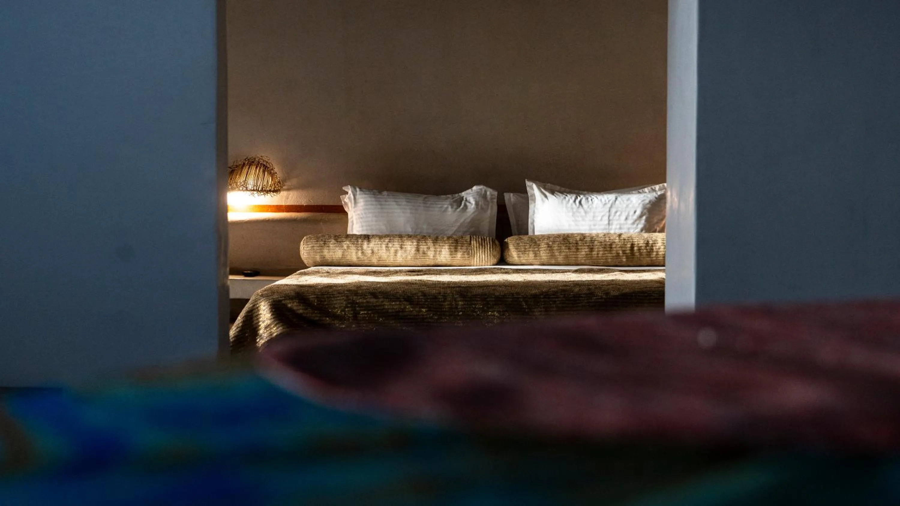 Bed in Hotel Sokhamon