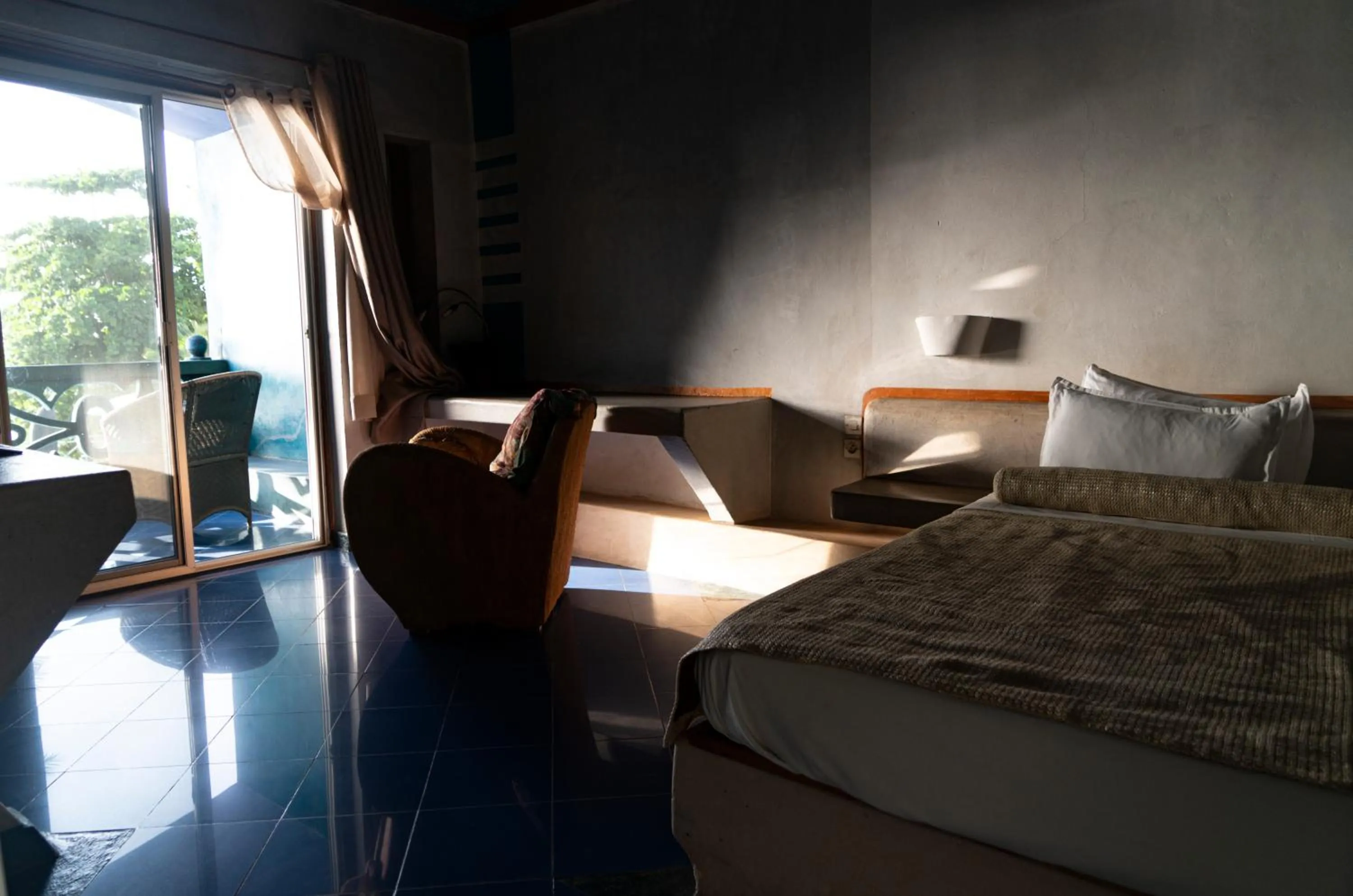 Bed in Hotel Sokhamon