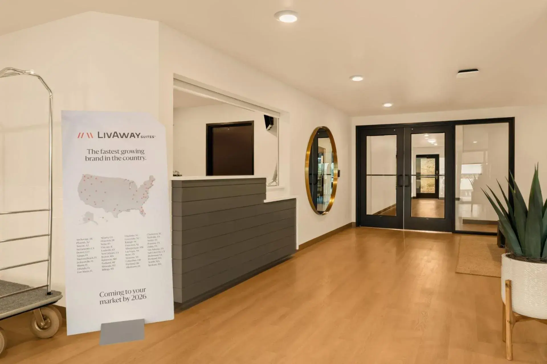 Lobby or reception in LivAway Suites Tri-Cities-Richland Lobby or reception in LivAway Suites Tri-Cities-Richland