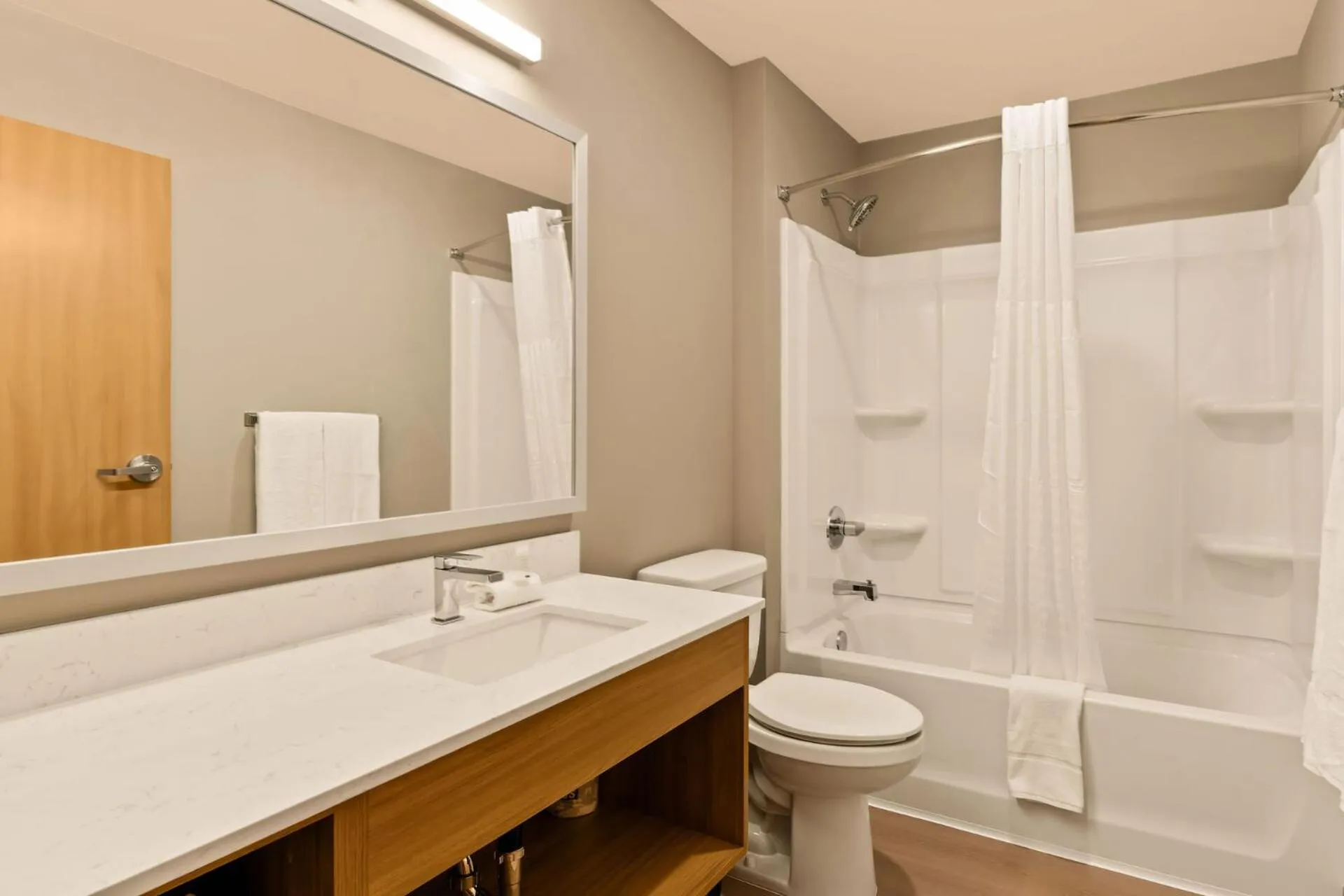 Bathroom in LivAway Suites Tri-Cities-Richland