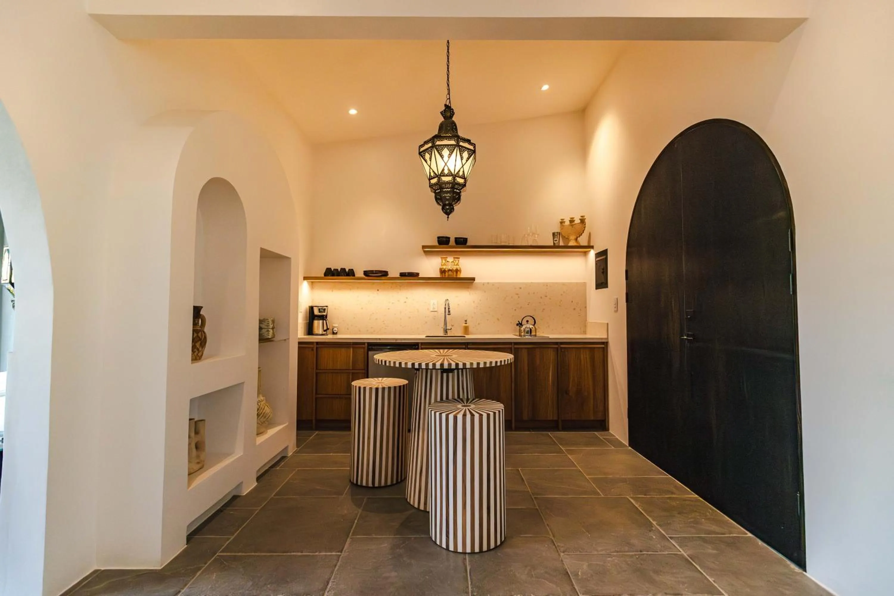 Kitchen or kitchenette in Domo Nosara Boutique Hotel