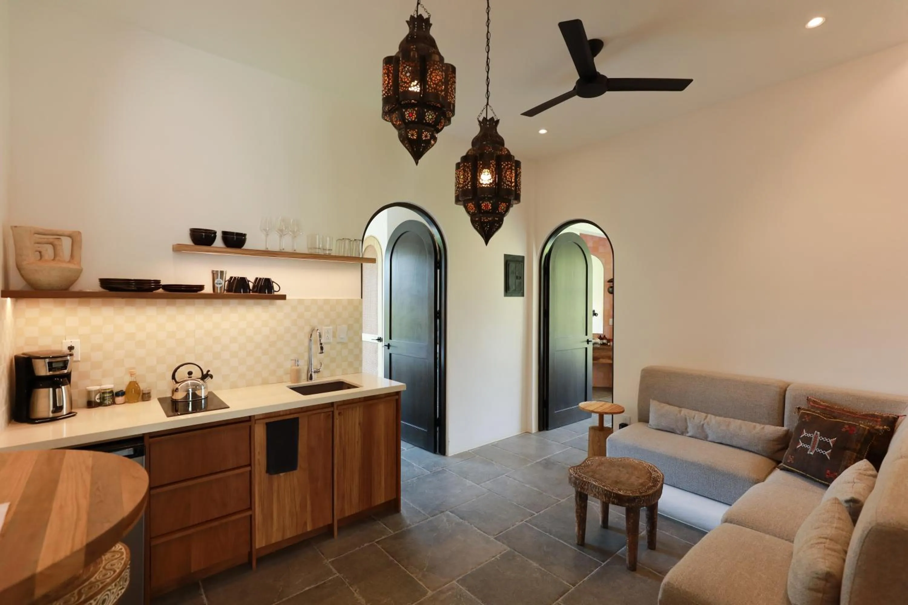 Kitchen or kitchenette in Domo Nosara Boutique Hotel