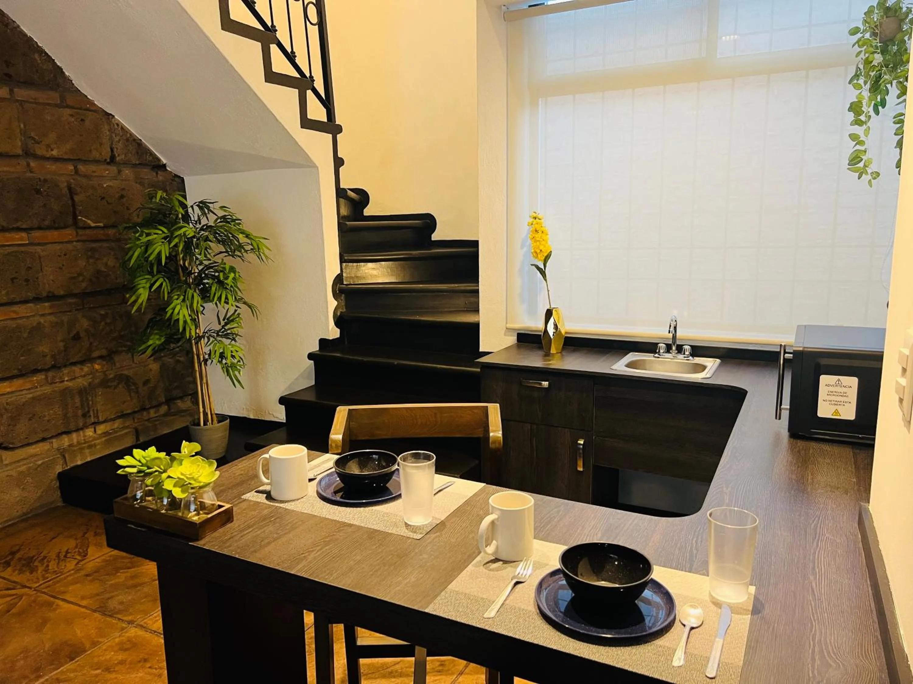 Seating area in QA Hotel