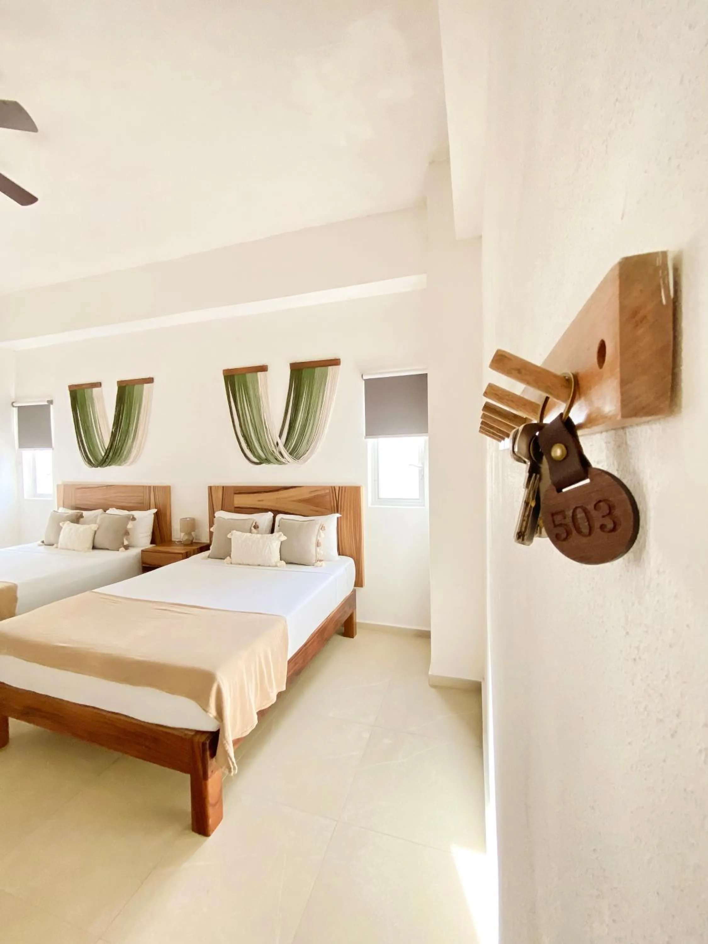 Bed in Itare Beach House
