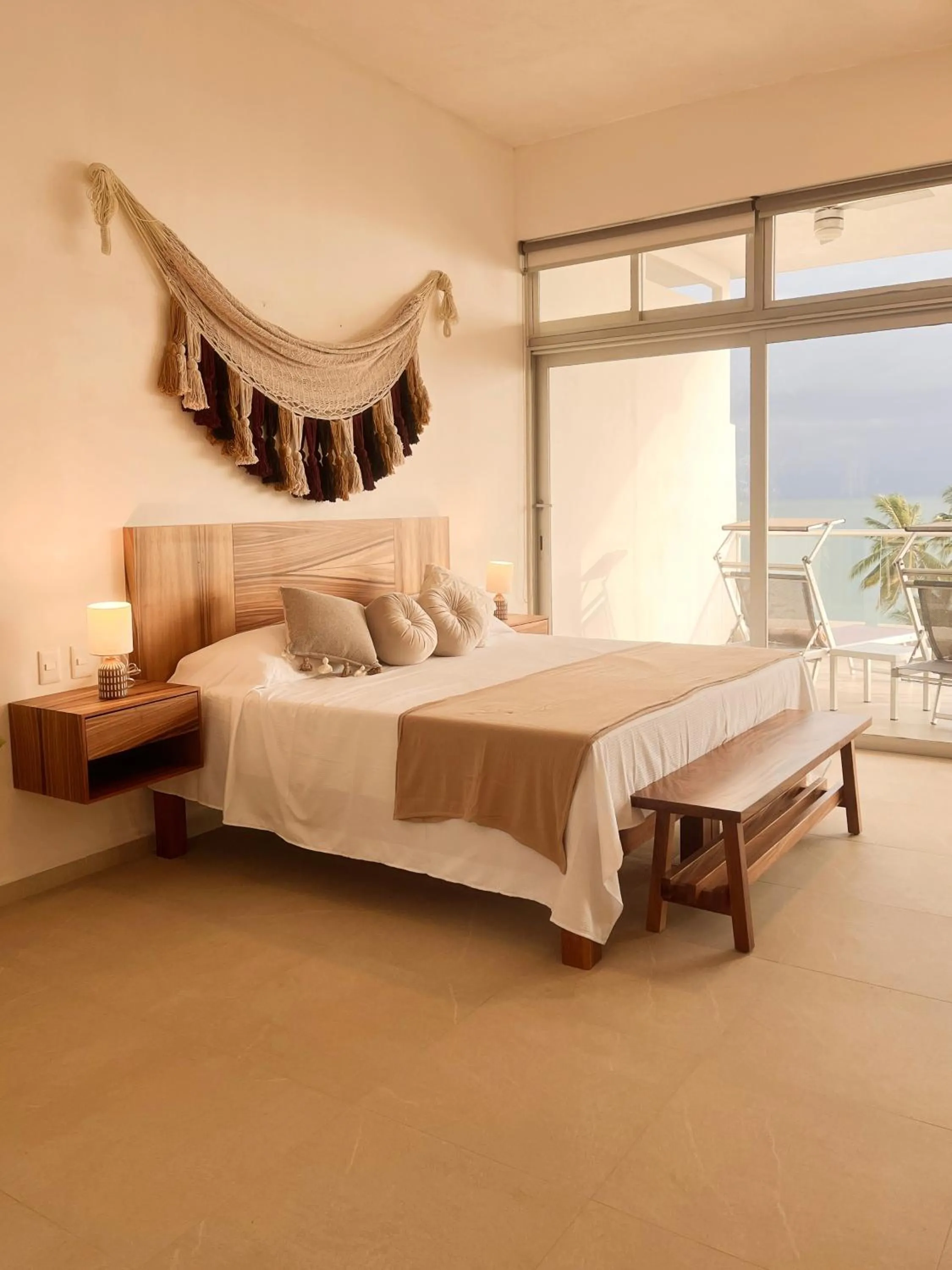 Bed in Itare Beach House