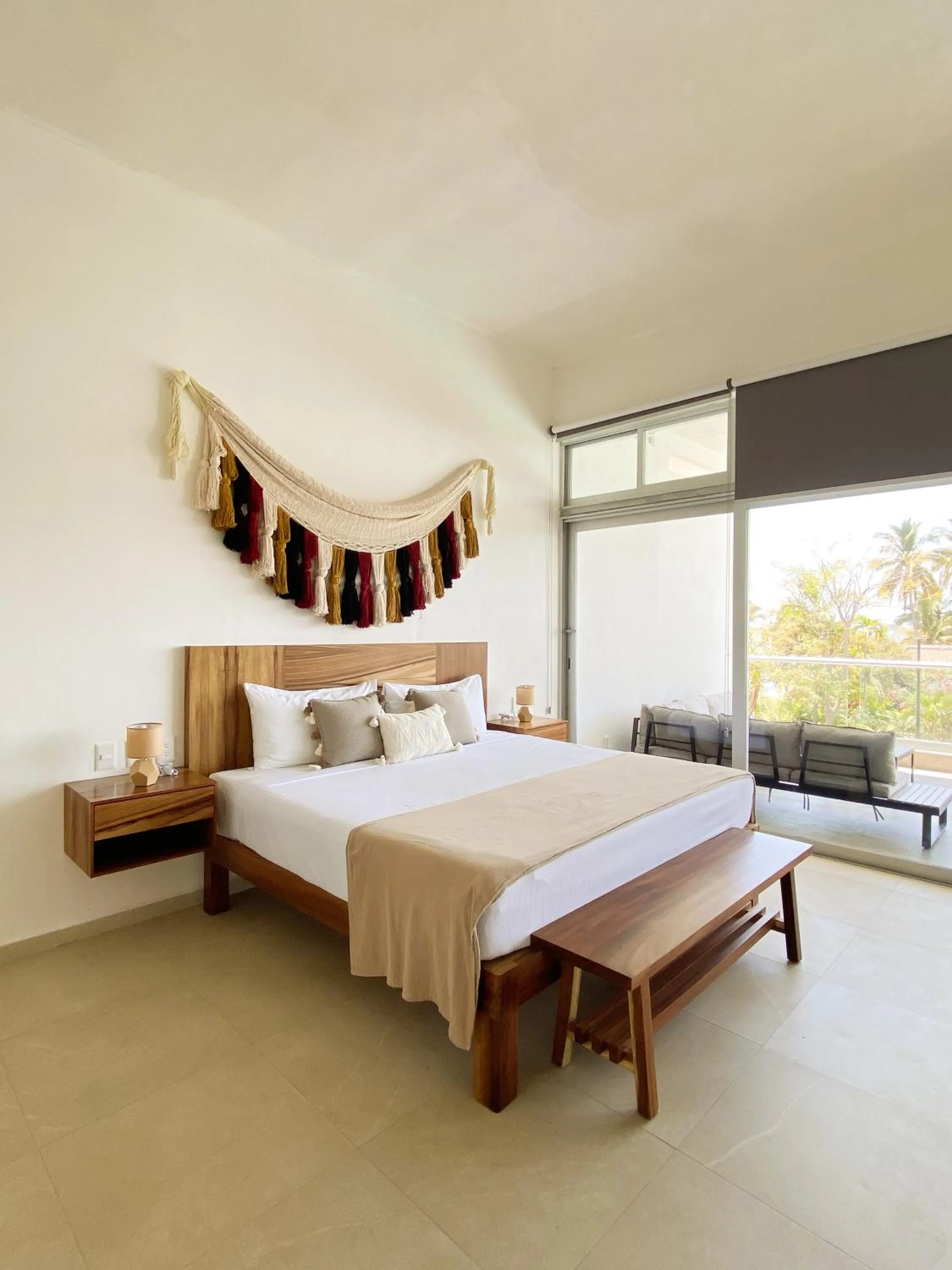 Bed in Itare Beach House