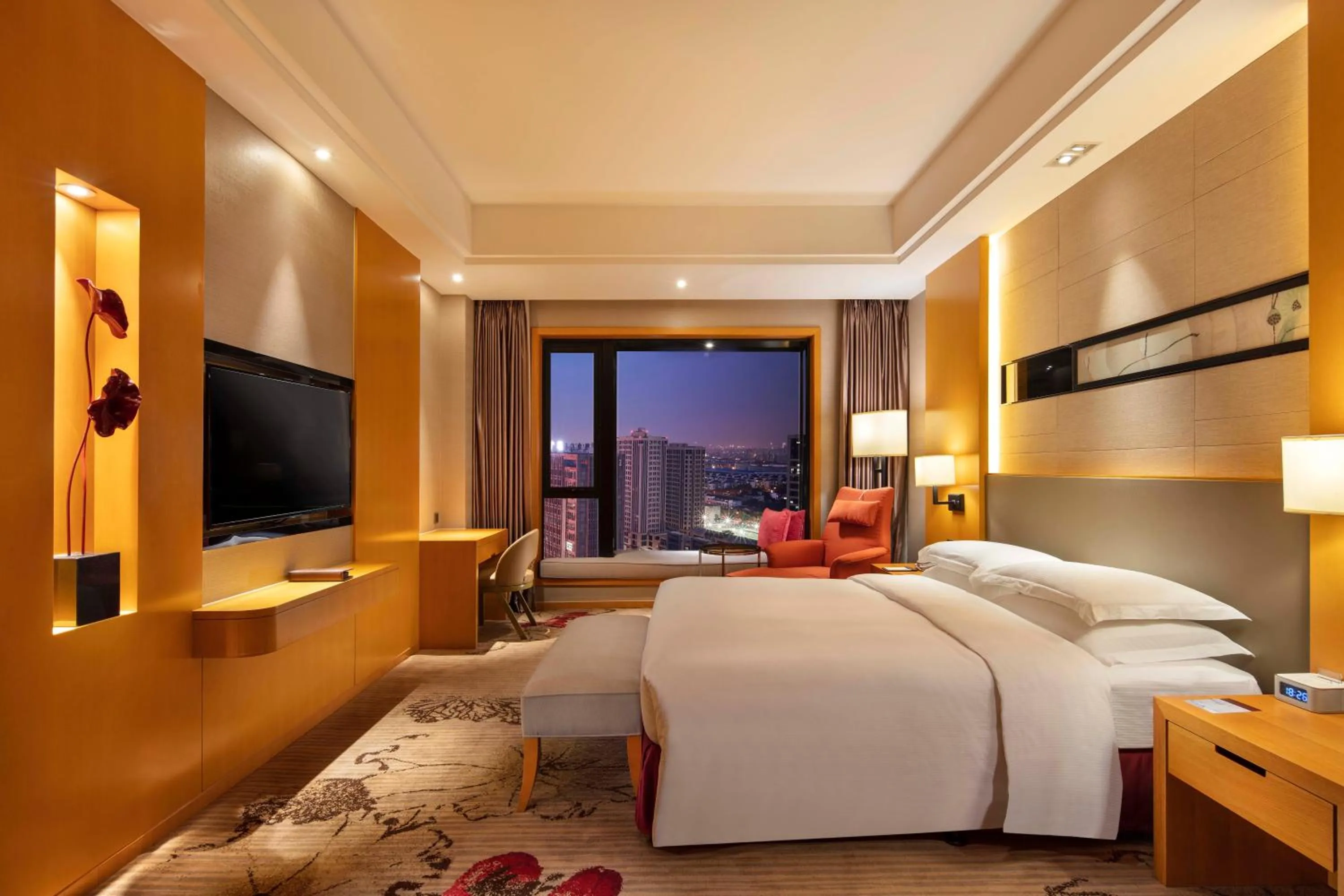 Bedroom, Bed in Wyndham Shanghai Nanxiang