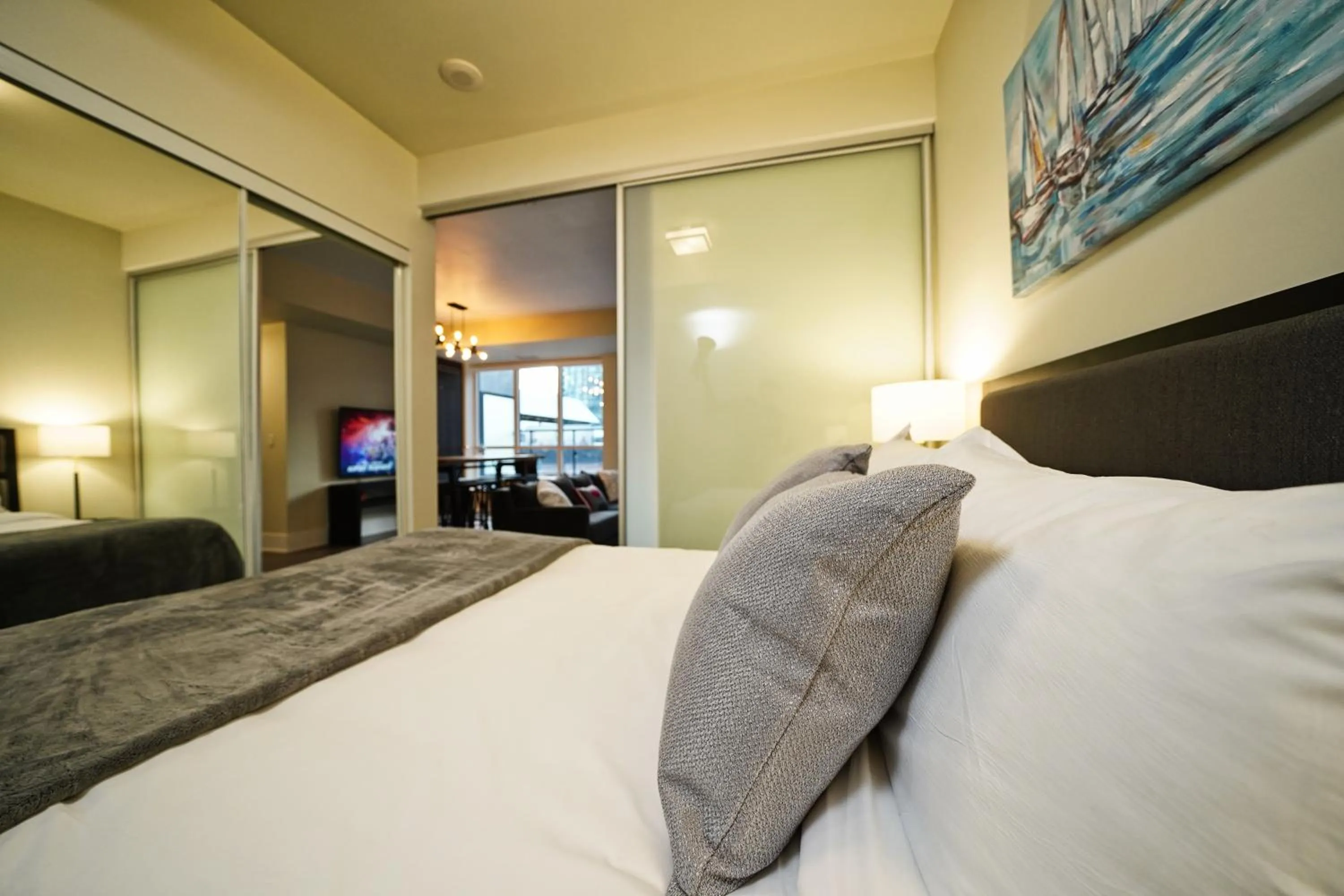 Bed in Rivetstays - The Atmos I