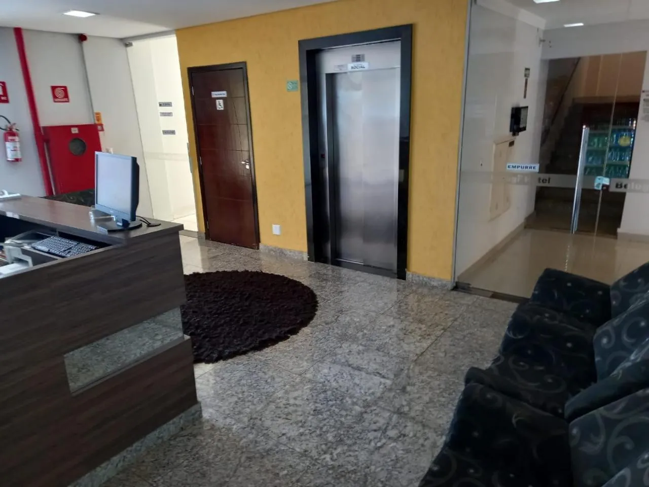 Lobby or reception in Hotel Belugi