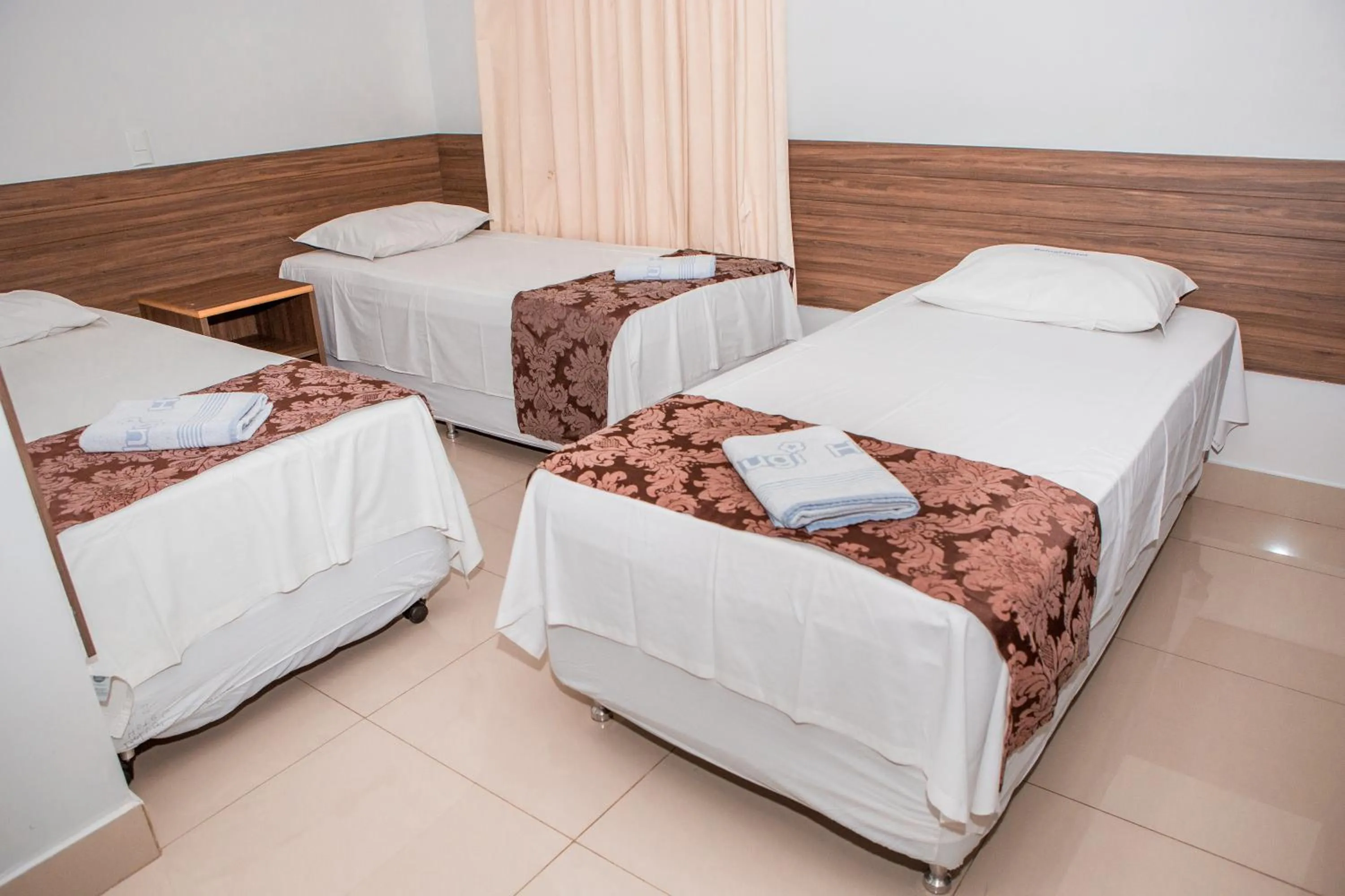 Bed in Hotel Belugi