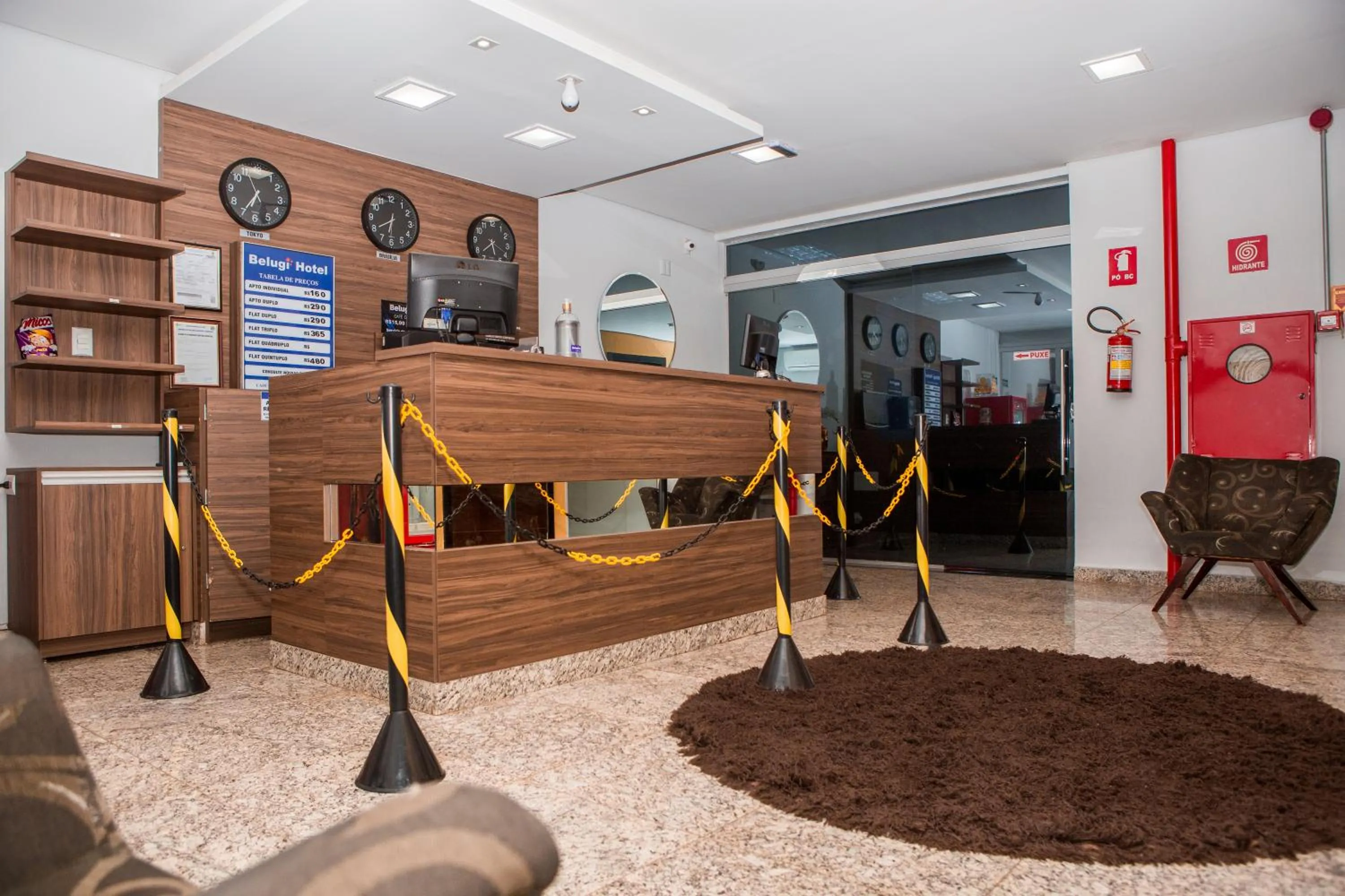Lobby or reception in Hotel Belugi