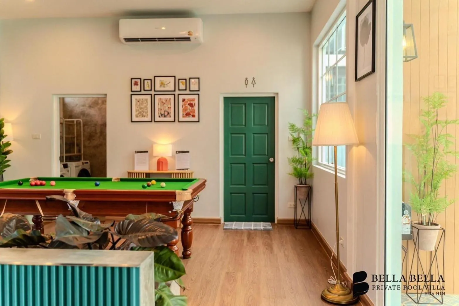 Billiard in BellaBella Private Pool Villa Huahin near Beach