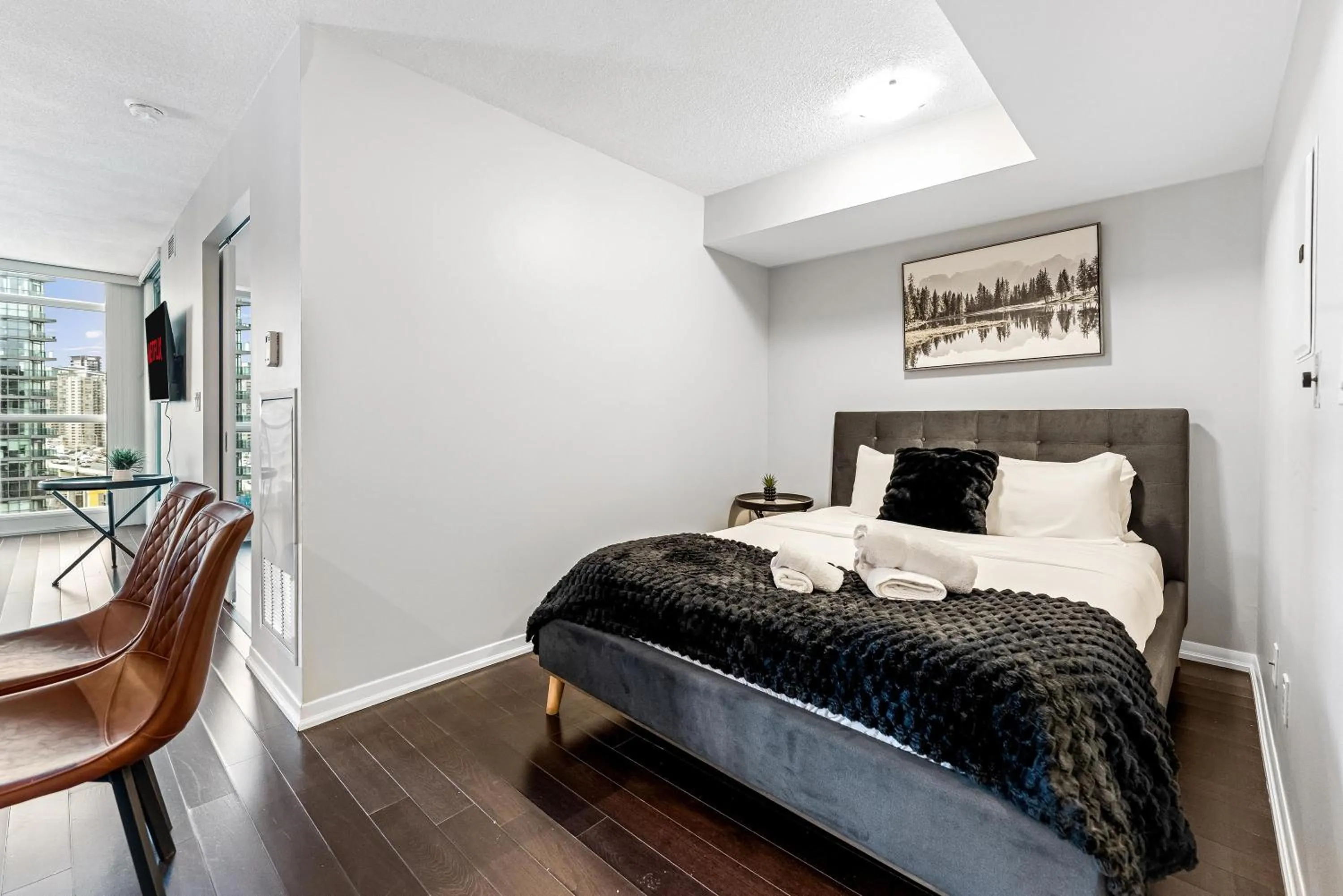 Bed in The Neptune I Suites