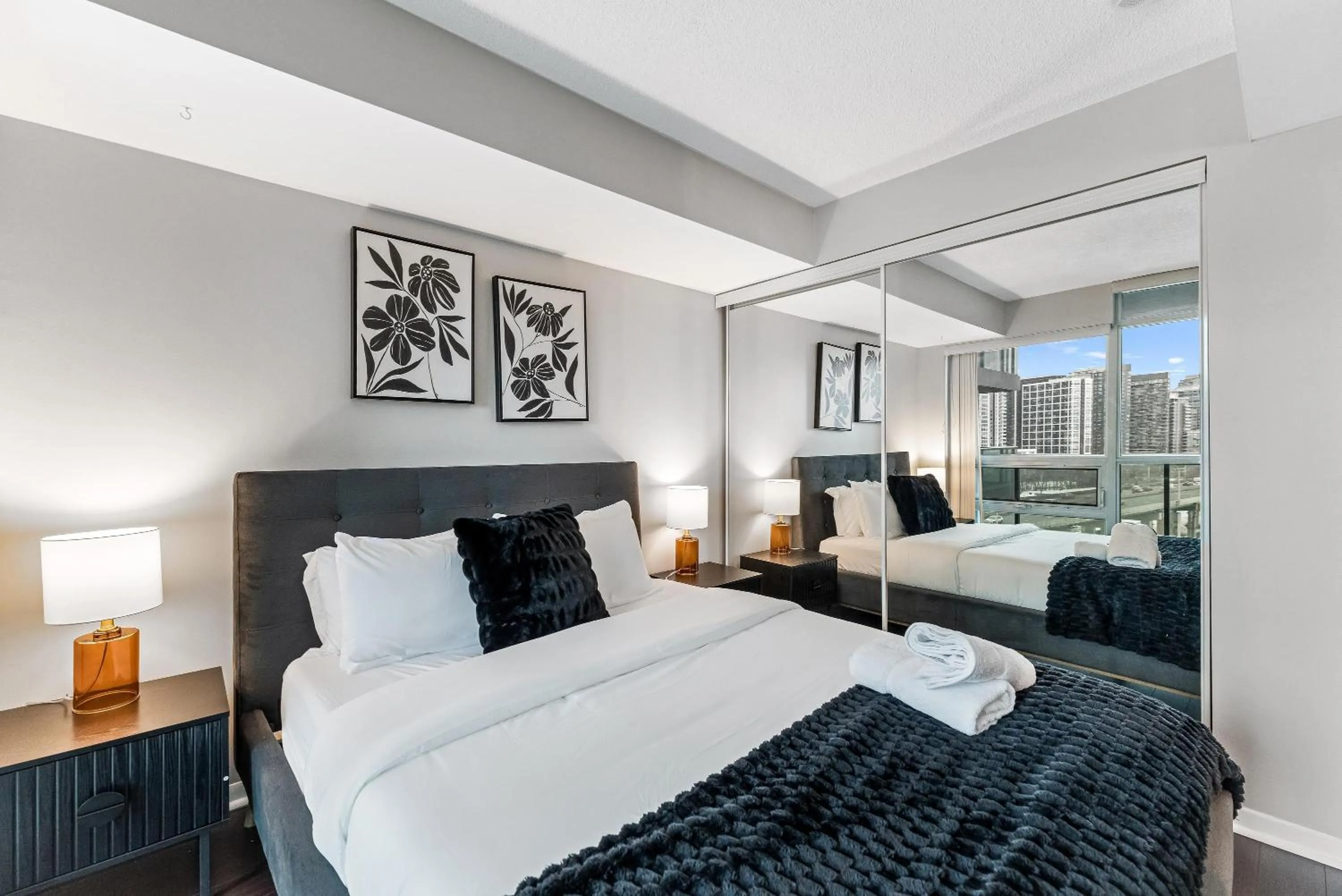 Bed in The Neptune I Suites