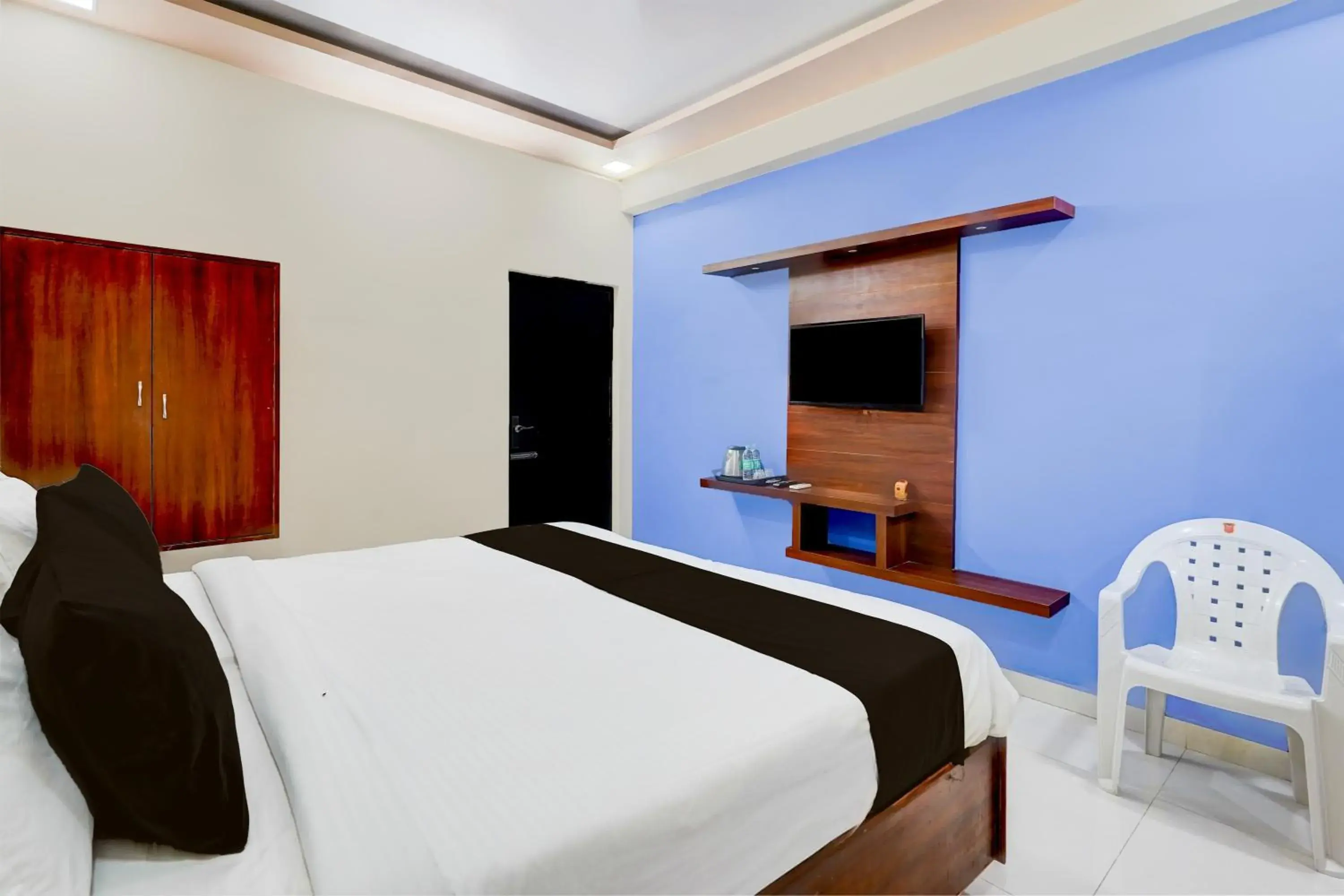 Bedroom, Bed in Super Hotel O GT Road Nellore Bedroom, Bed in Super Hotel O GT Road Nellore