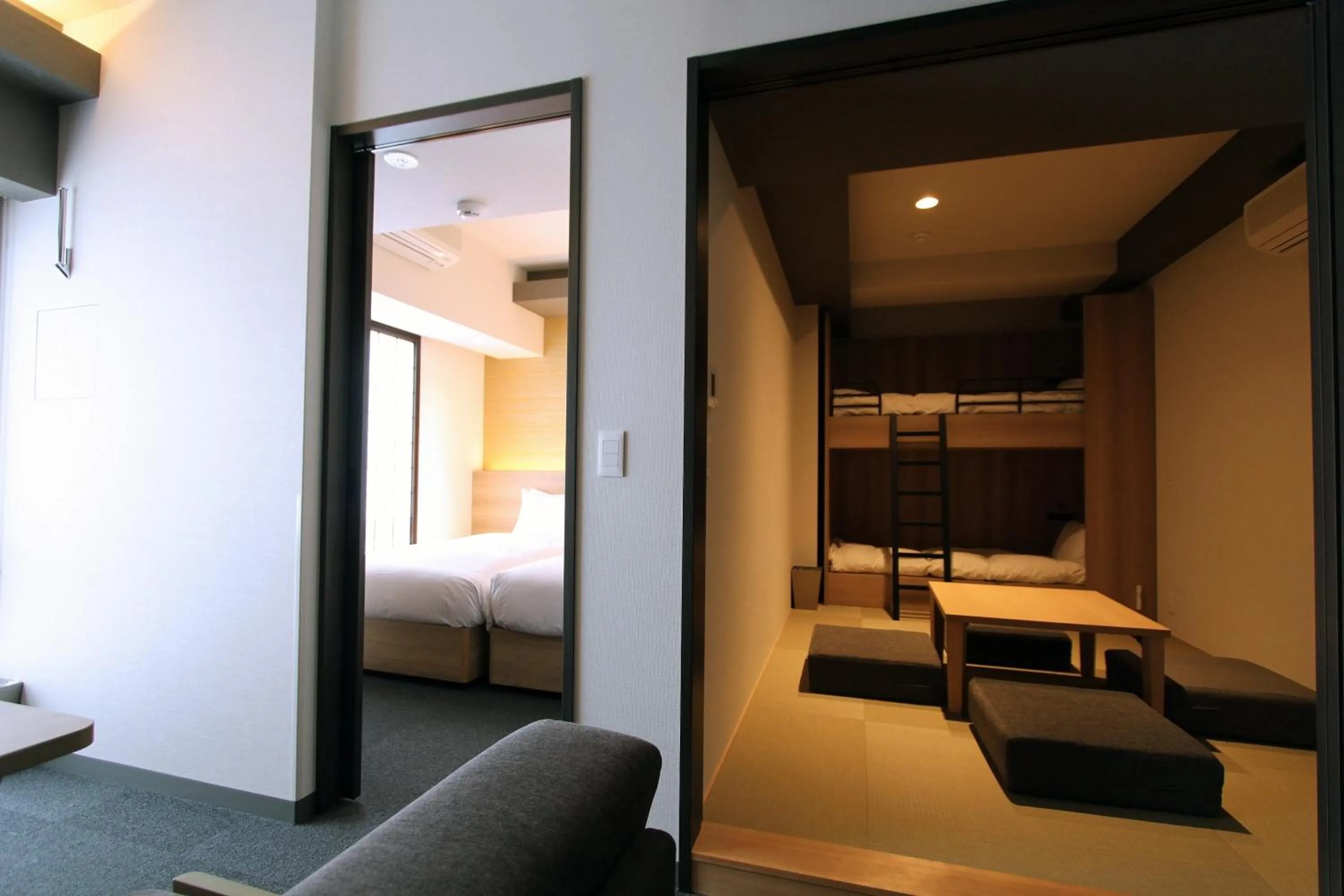 Photo of the whole room, Bed in KOKO HOTEL Residence Kyoto Nijo Castle