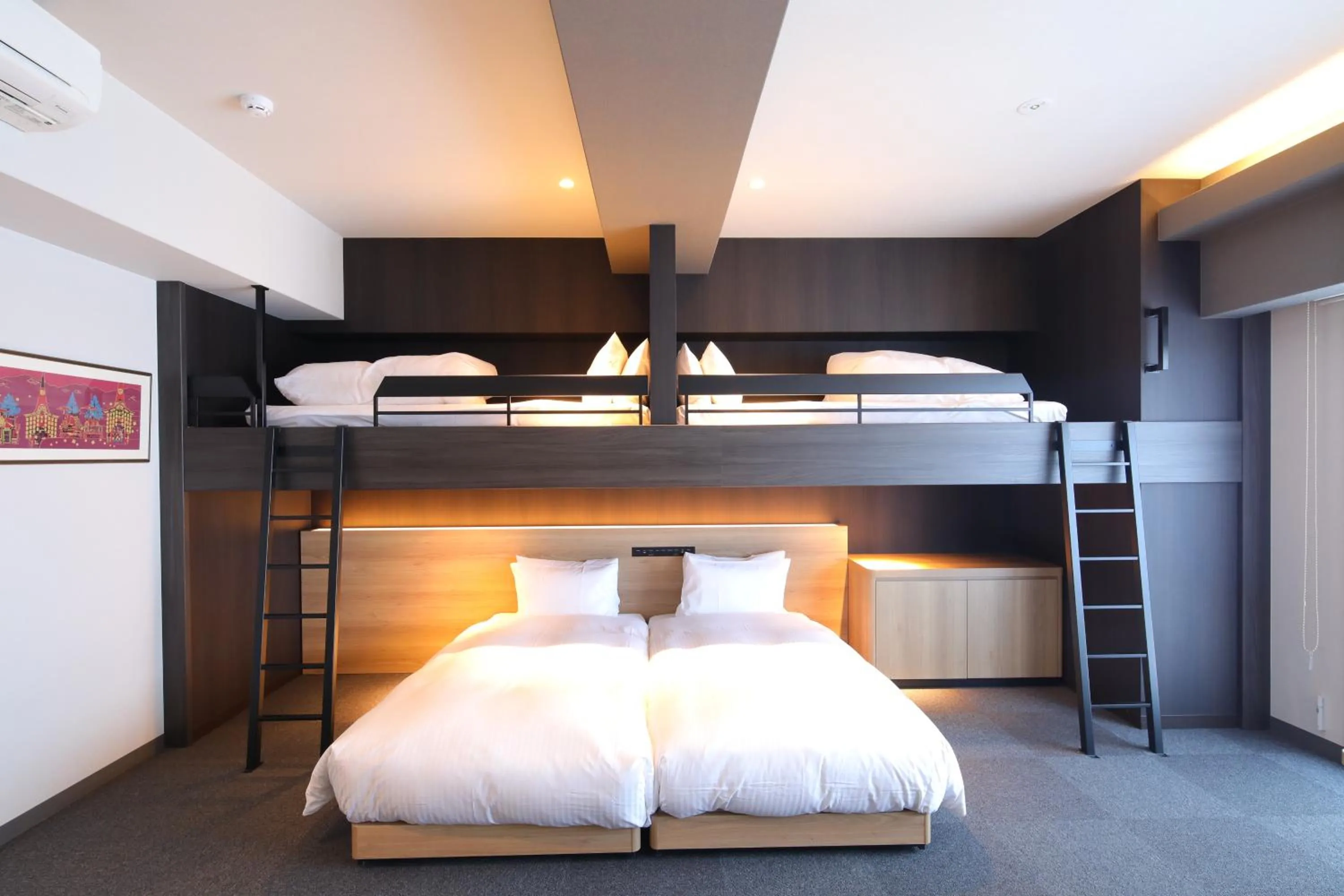 Bed in KOKO HOTEL Residence Kyoto Nijo Castle